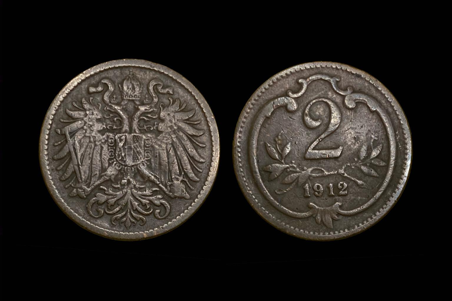 Franz Joseph (1912) 2 heller 