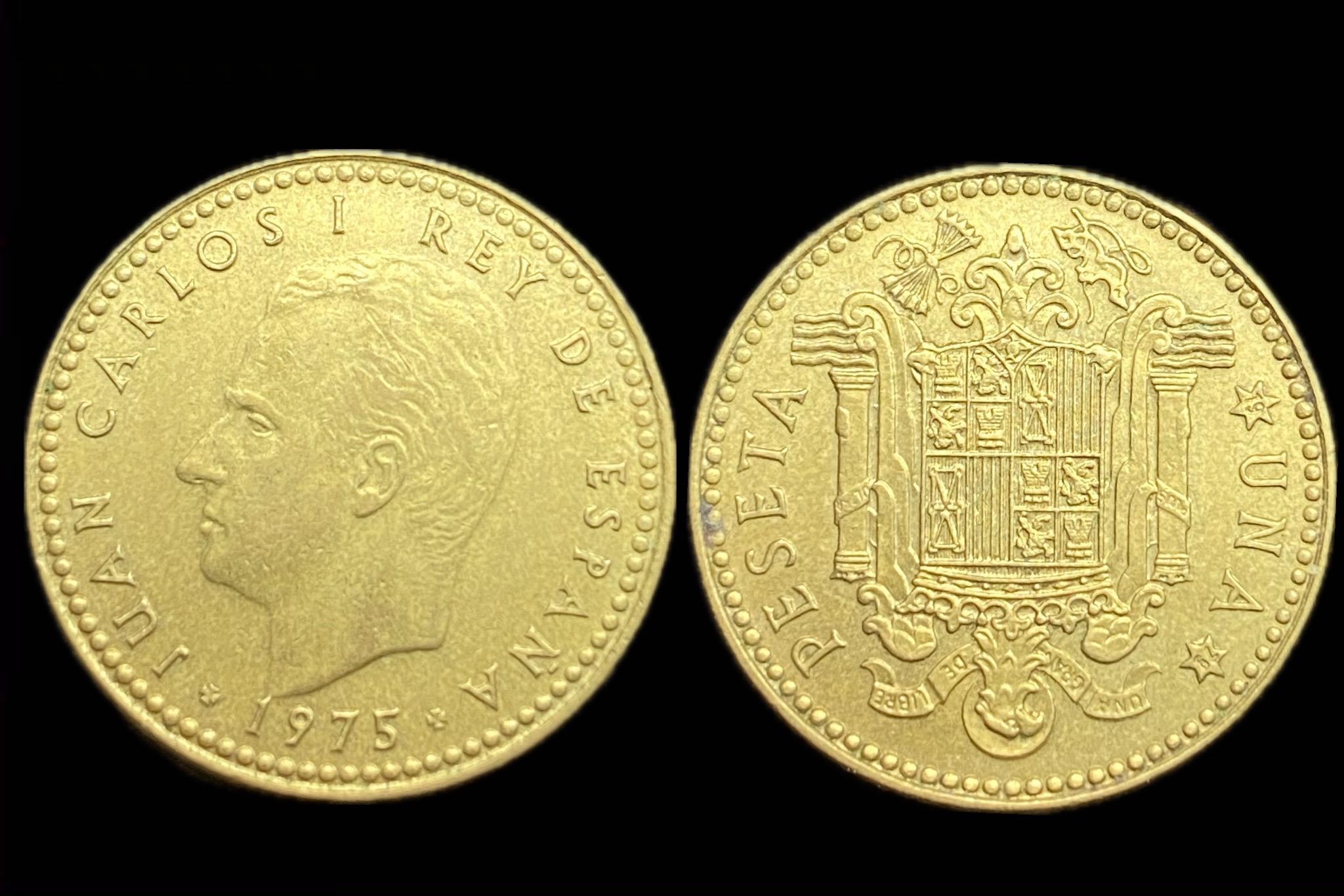 Spanyolország 1 Peseta 1975 KM806