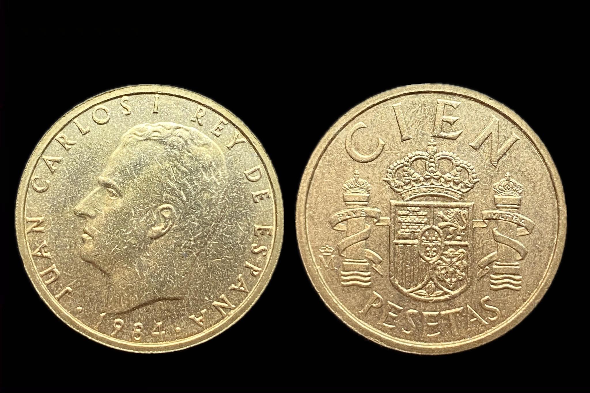 Spanyolország 100 Pesetas 1984 KM826