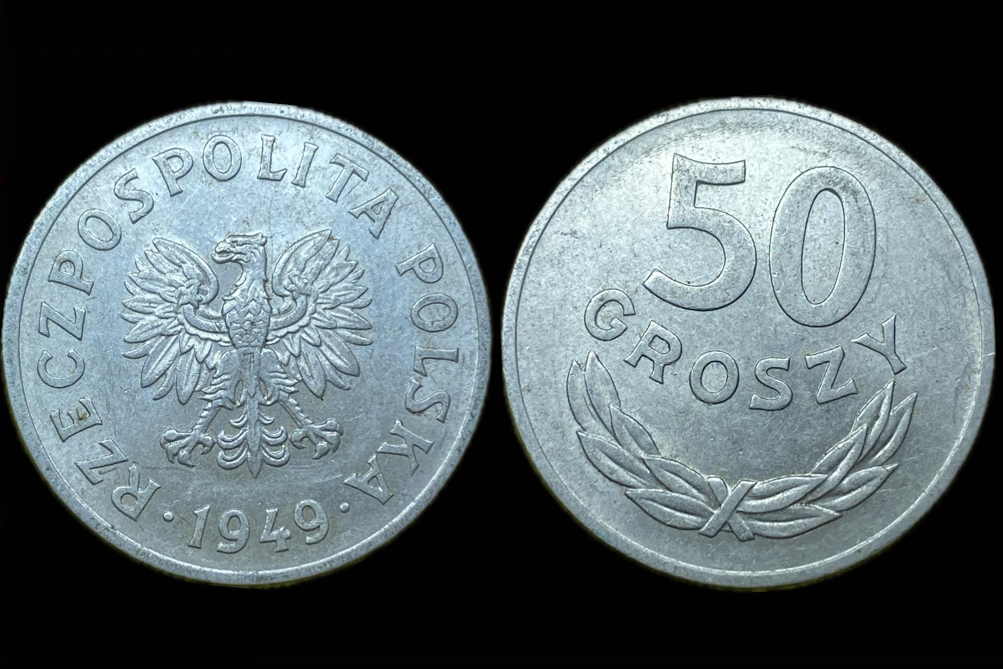 Lengyelország 50 Groszy 1949 Schön36a