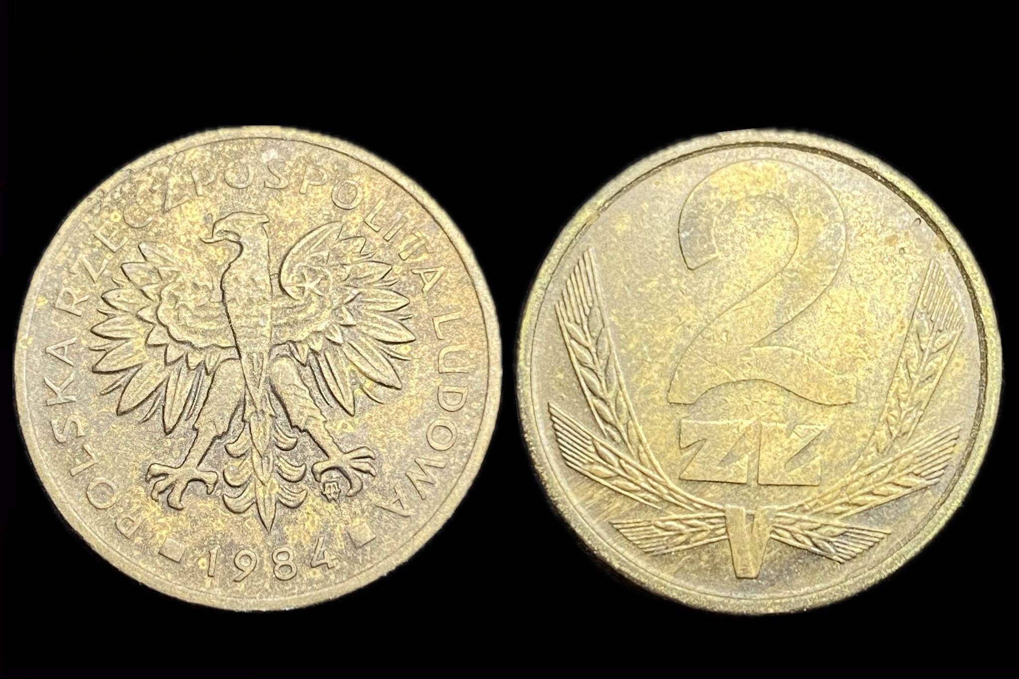 Lengyelország 2 Zlotys 1984 Schön74