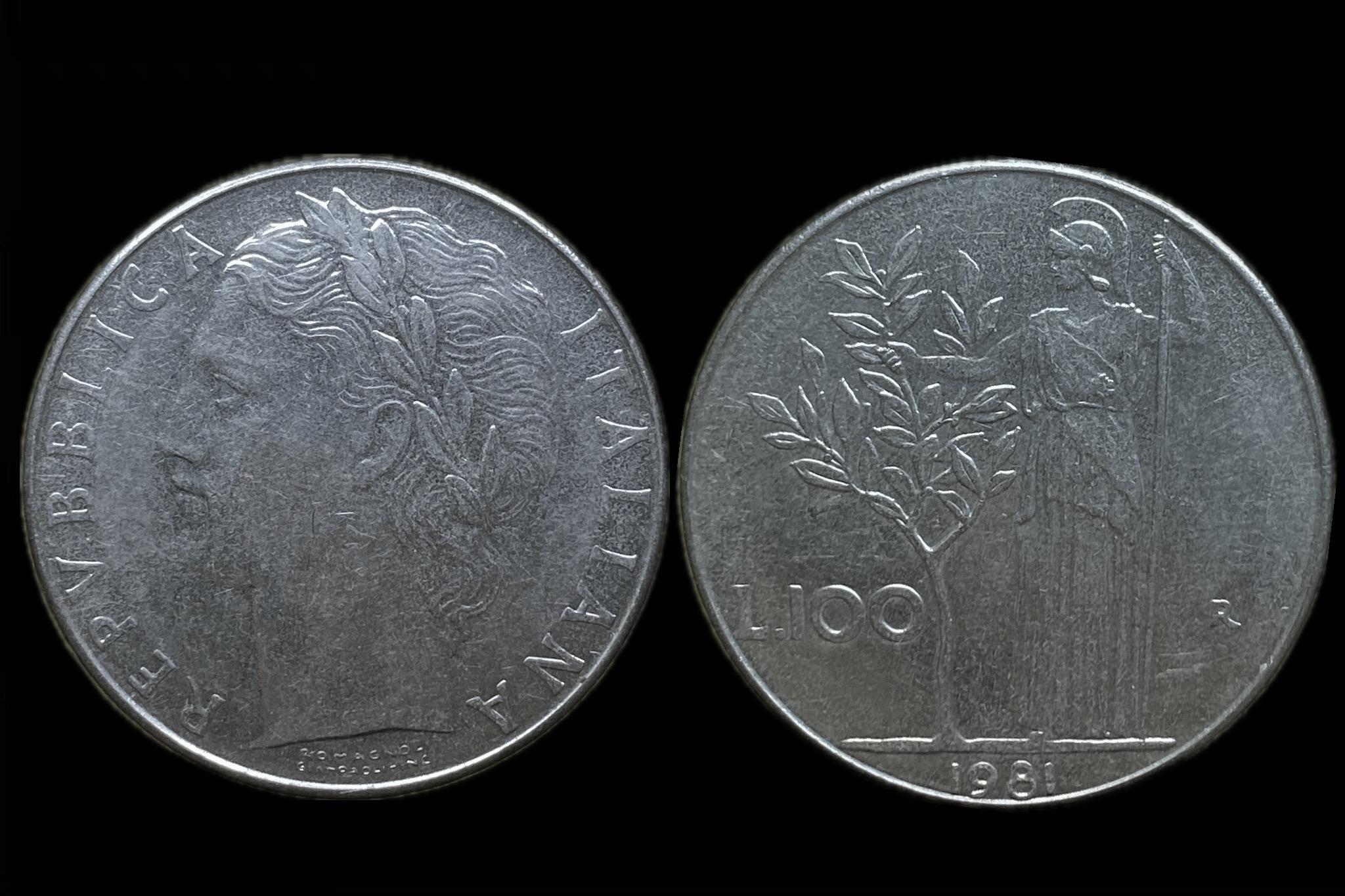 Olaszország 100 Lire 1981 KM96.1