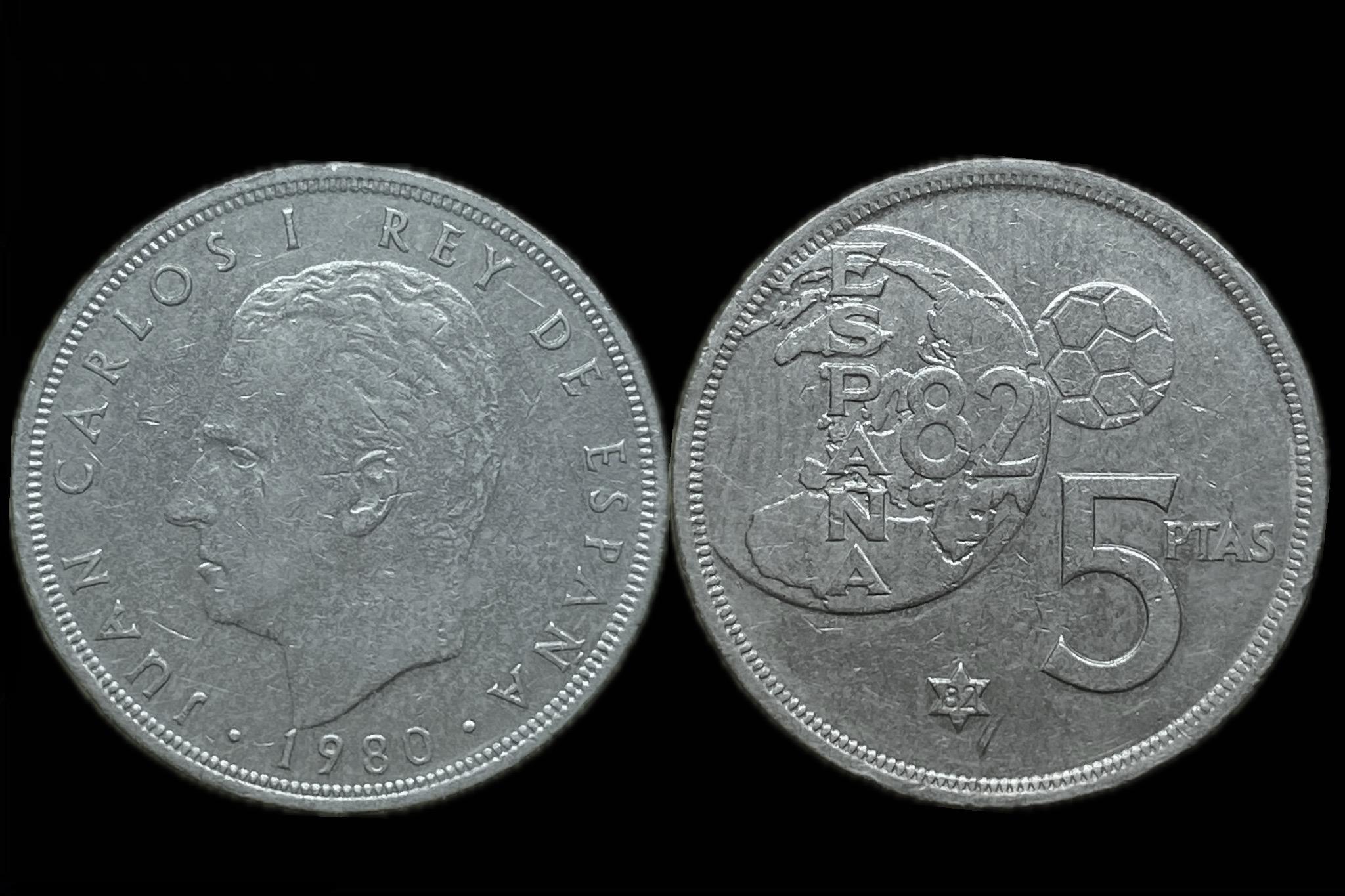 Spanyolország 5 Pesetas 1950 KM817