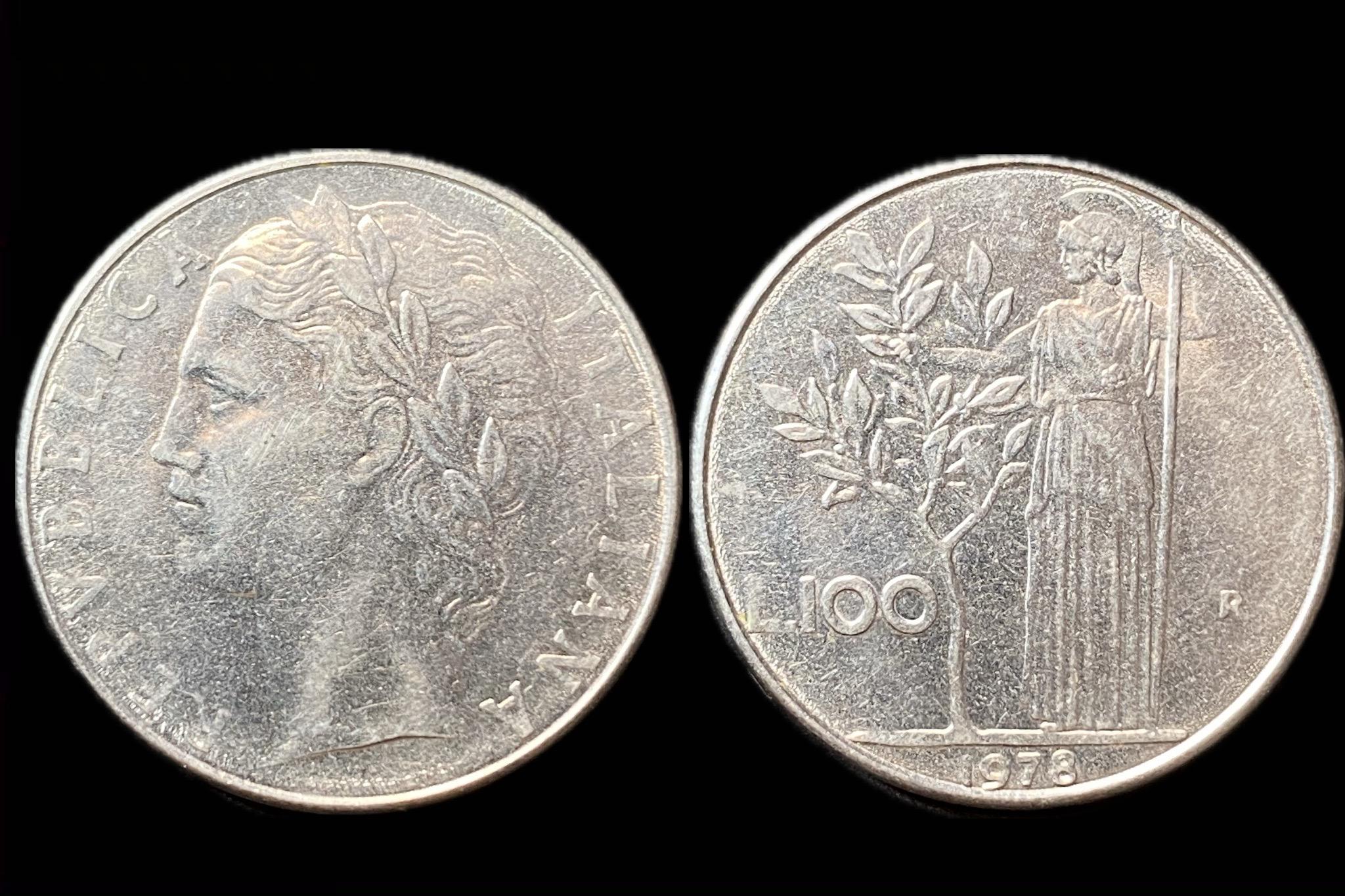 Olaszország 100 Lire 1978 KM96.1 