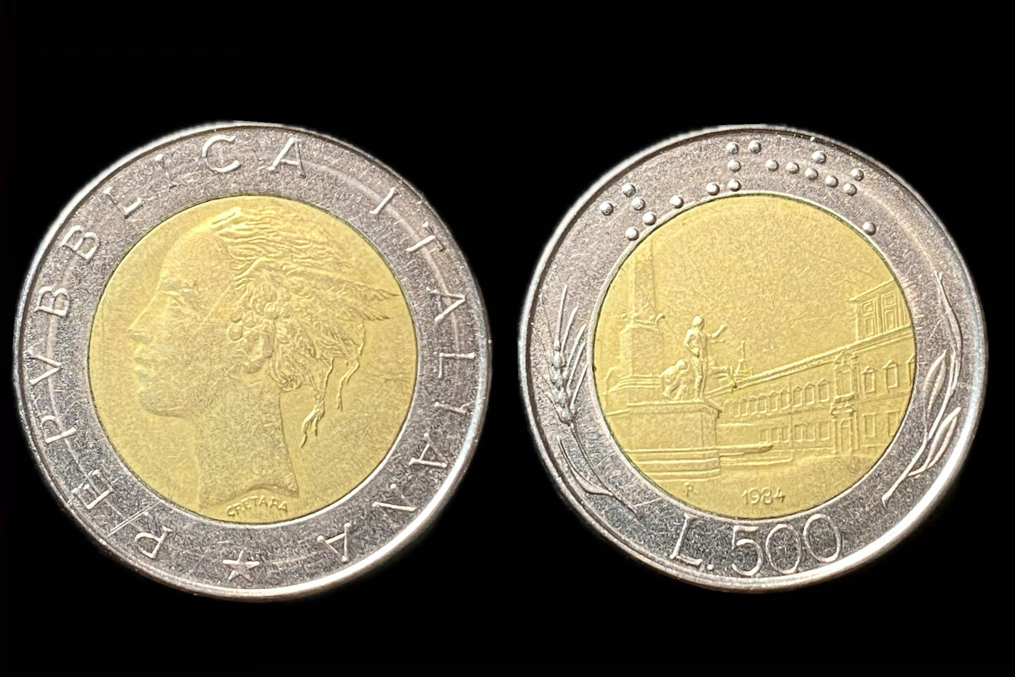 Olaszország 500 Lire 1984 KM111