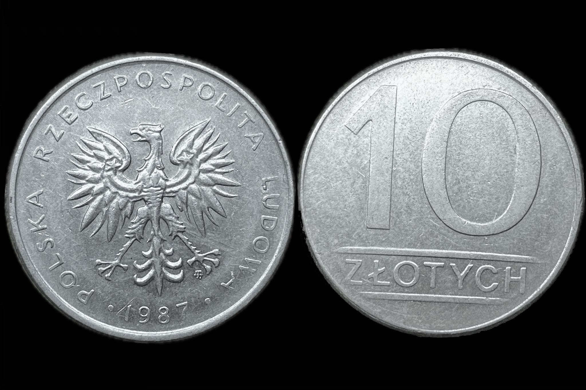 Lengyelország 10 Zlotys 1987 Schön146 