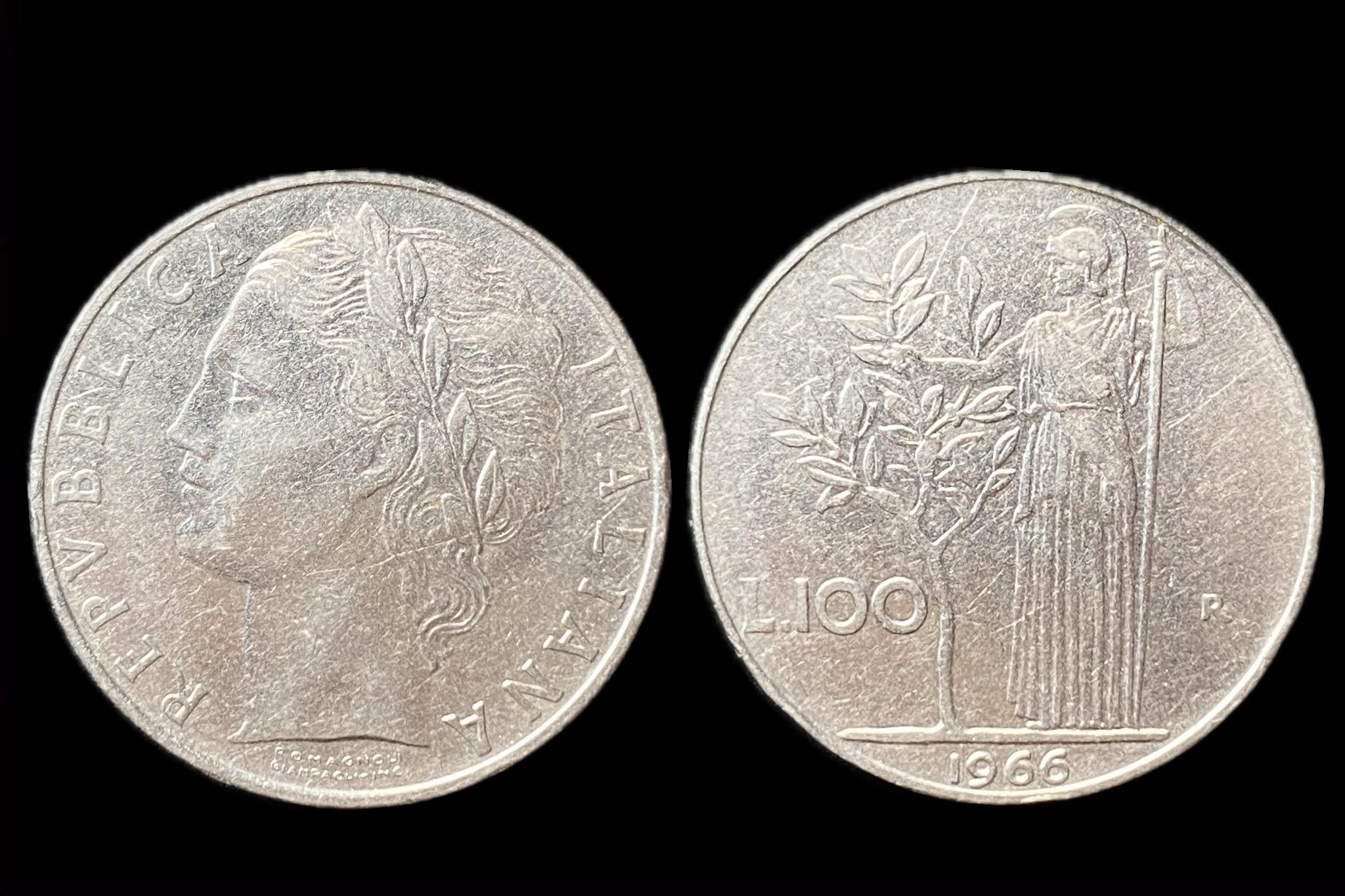Olaszország 100 Lire 1966 KM96.1 