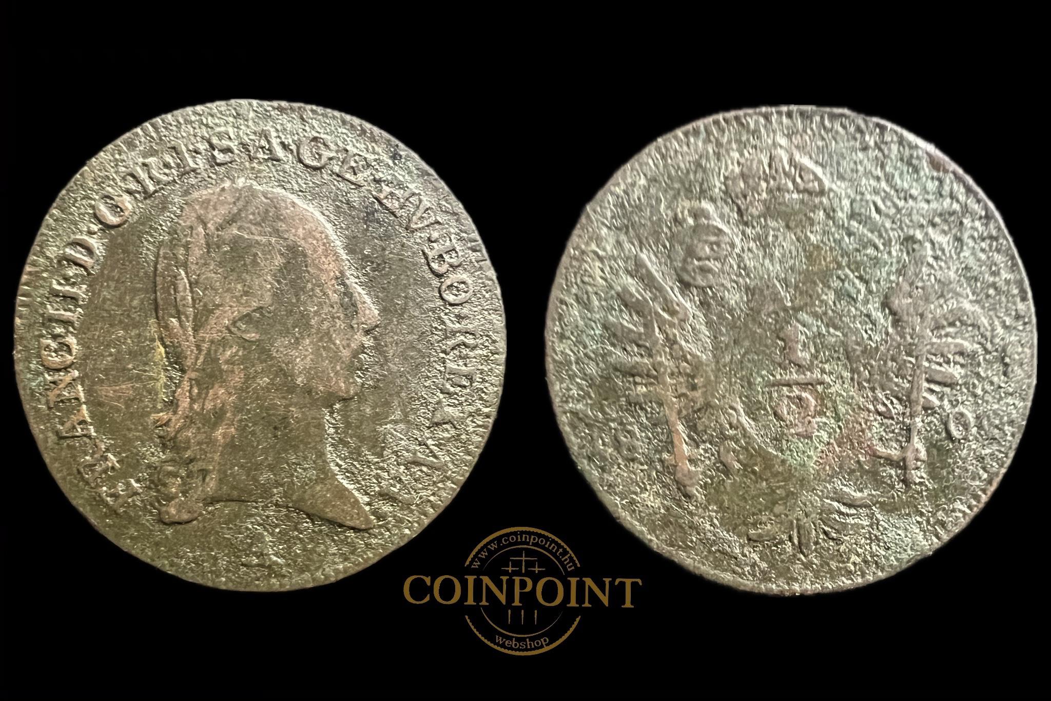 Ferenc 1/2 Krajcár  1800  A KM 2108  