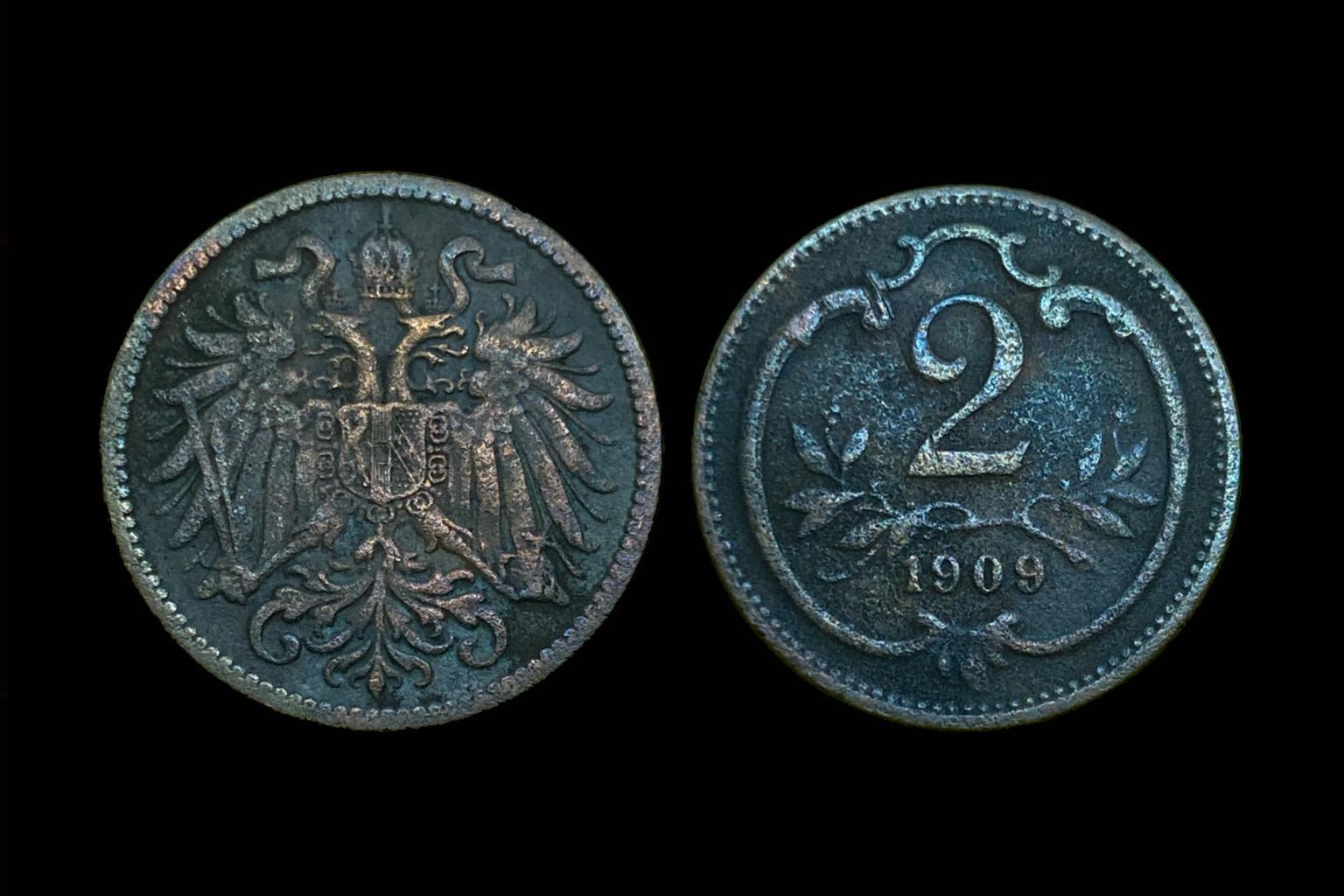 Franz Joseph (1909) 2 heller