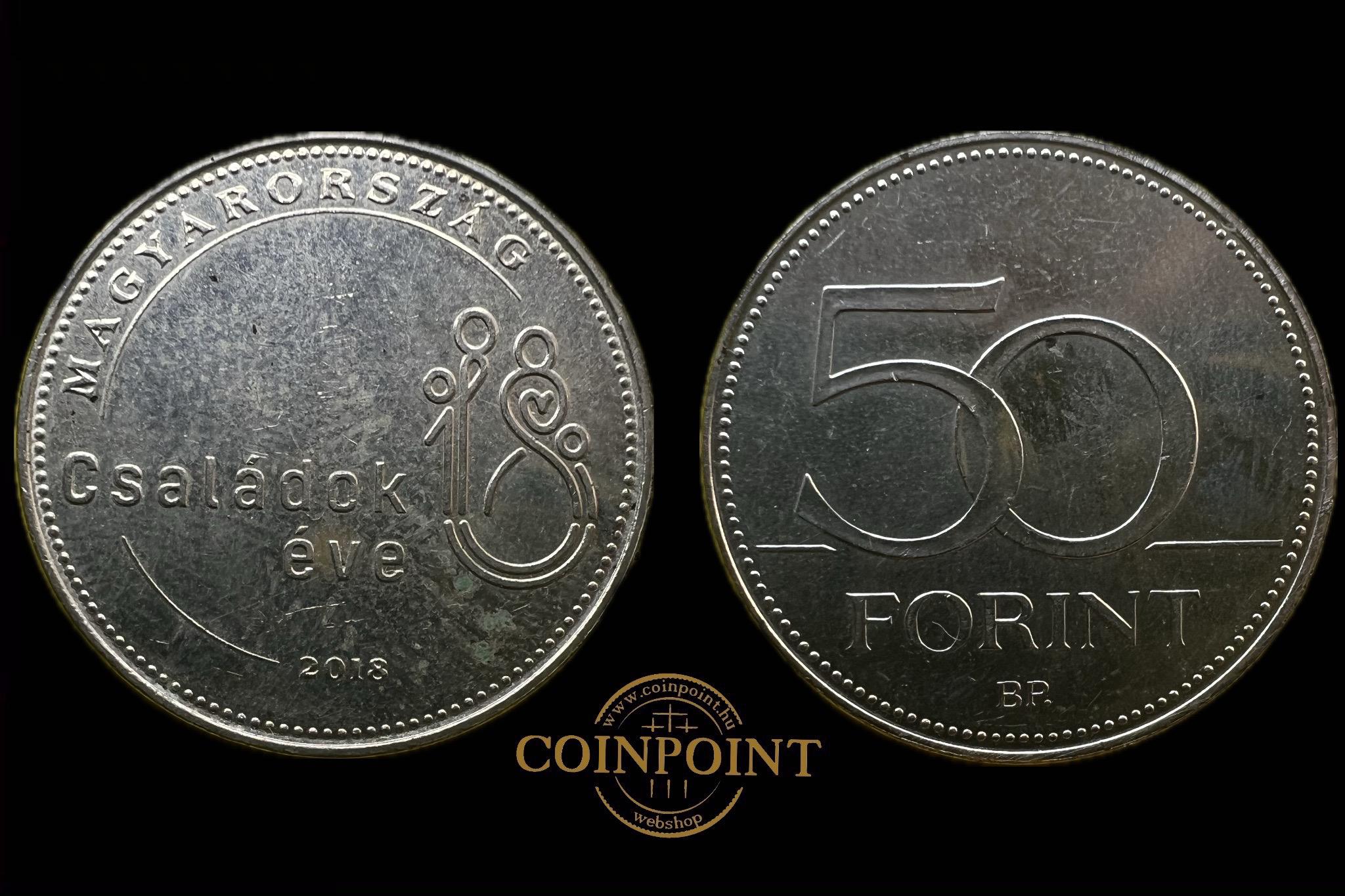 Magyarország Családok Éve 50 Forint 2018 BP FOEM 13 