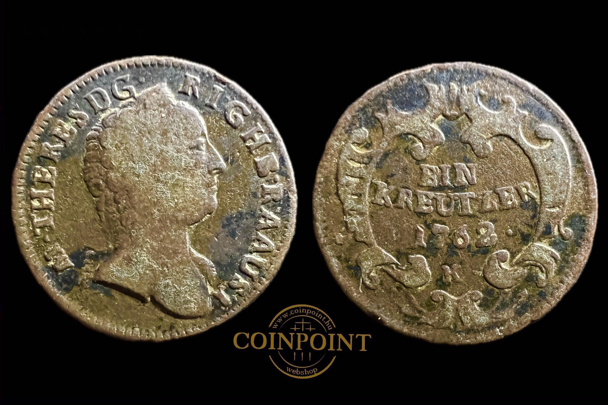 Mária Terézia 1 Krajcár 1762 K Éh-1272 