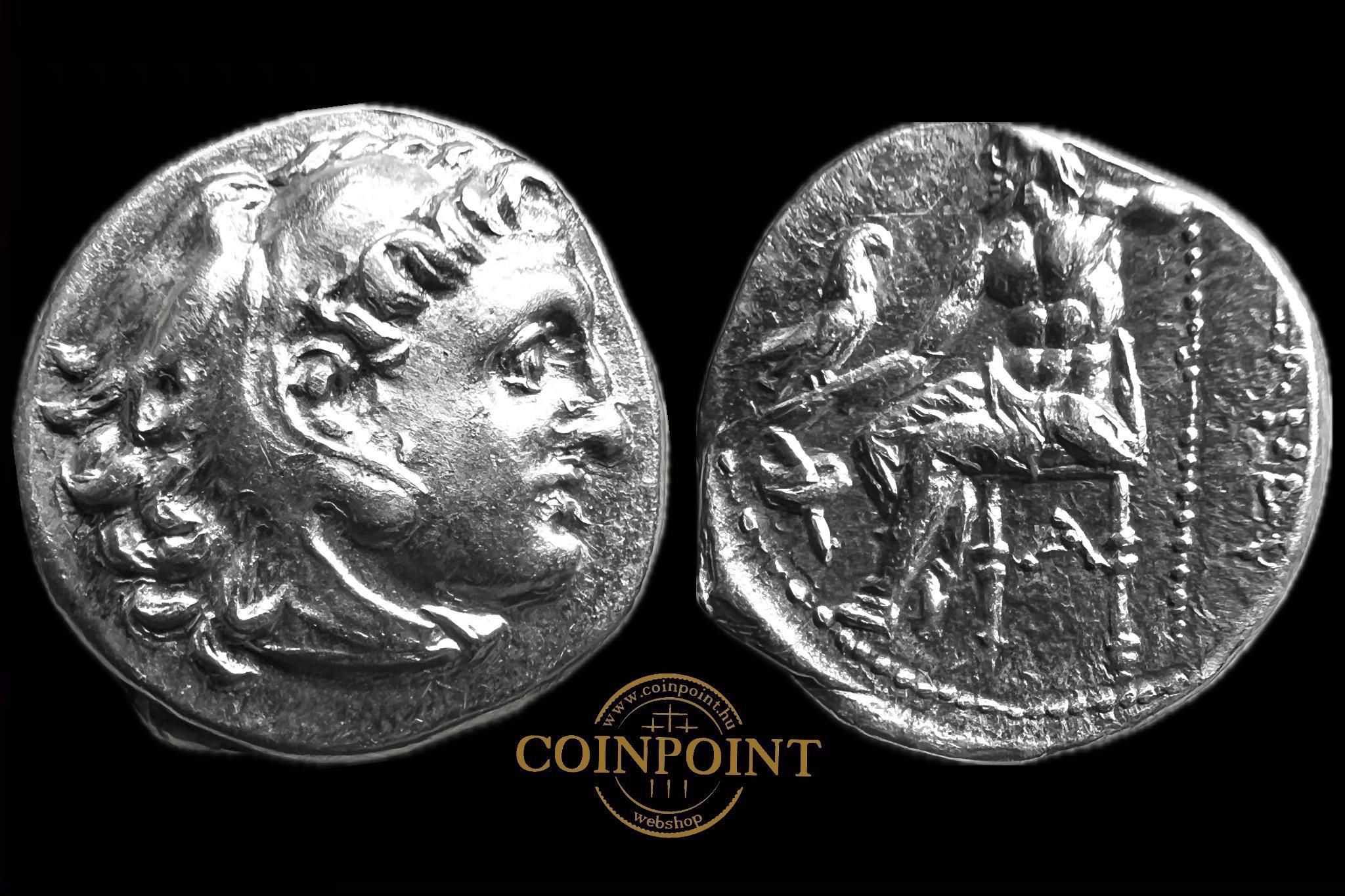 Nagy Sándor Macedonia Drachma (i.e.336-323) Sarades Price 2637 AΛΕΞΑΝΔΡΟΥ 