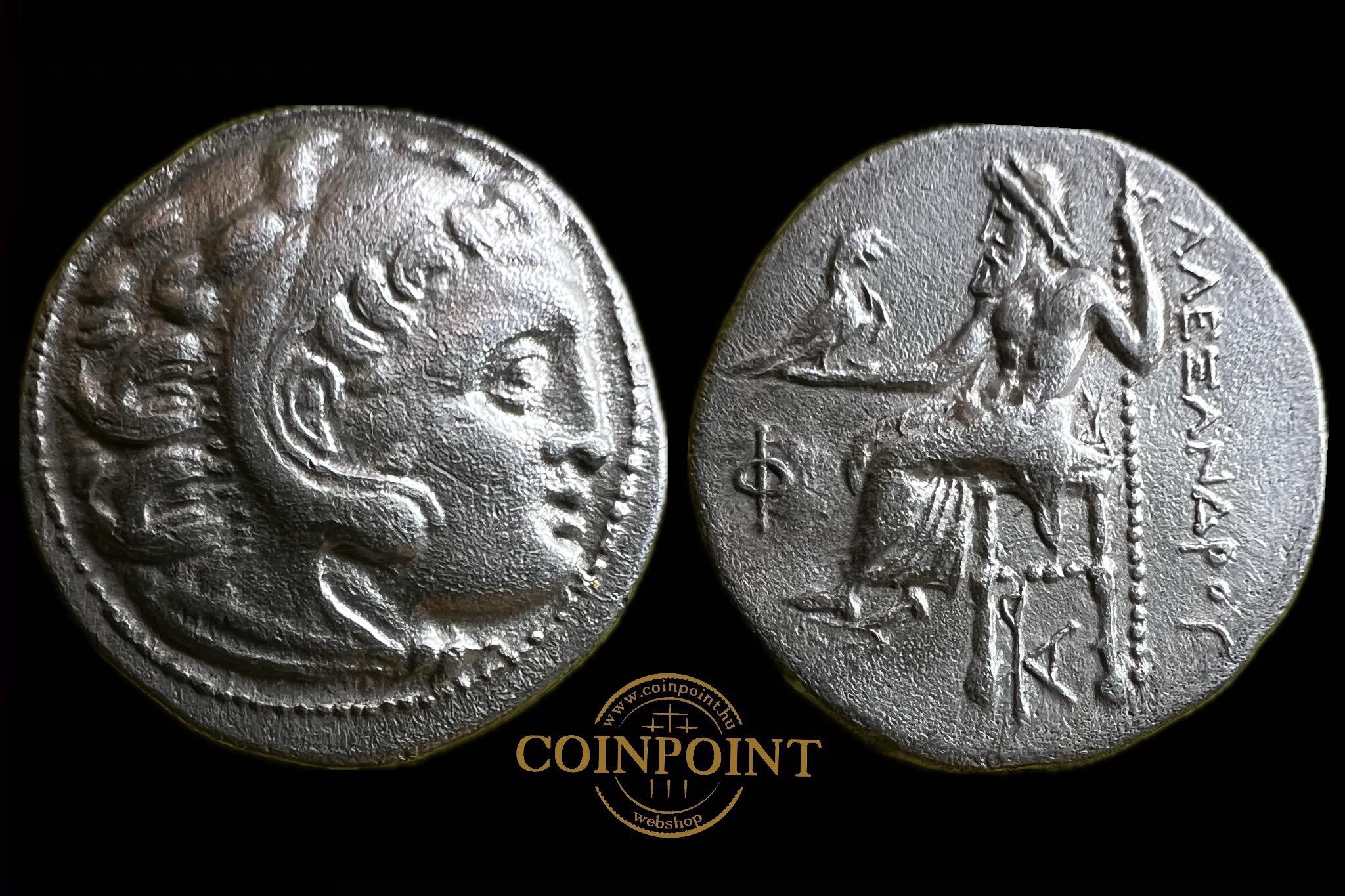 Nagy Sándor Macedonia Drachma (i.e.336-323) Sarades Price 2637 AΛΕΞΑΝΔΡΟΥ