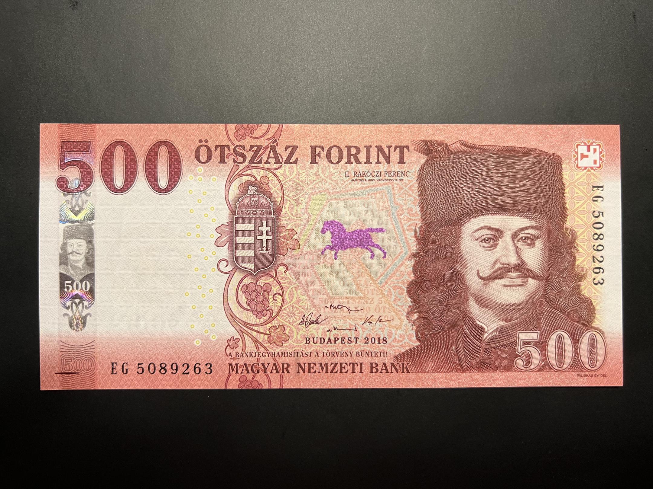 500 Forint (2018) UNC