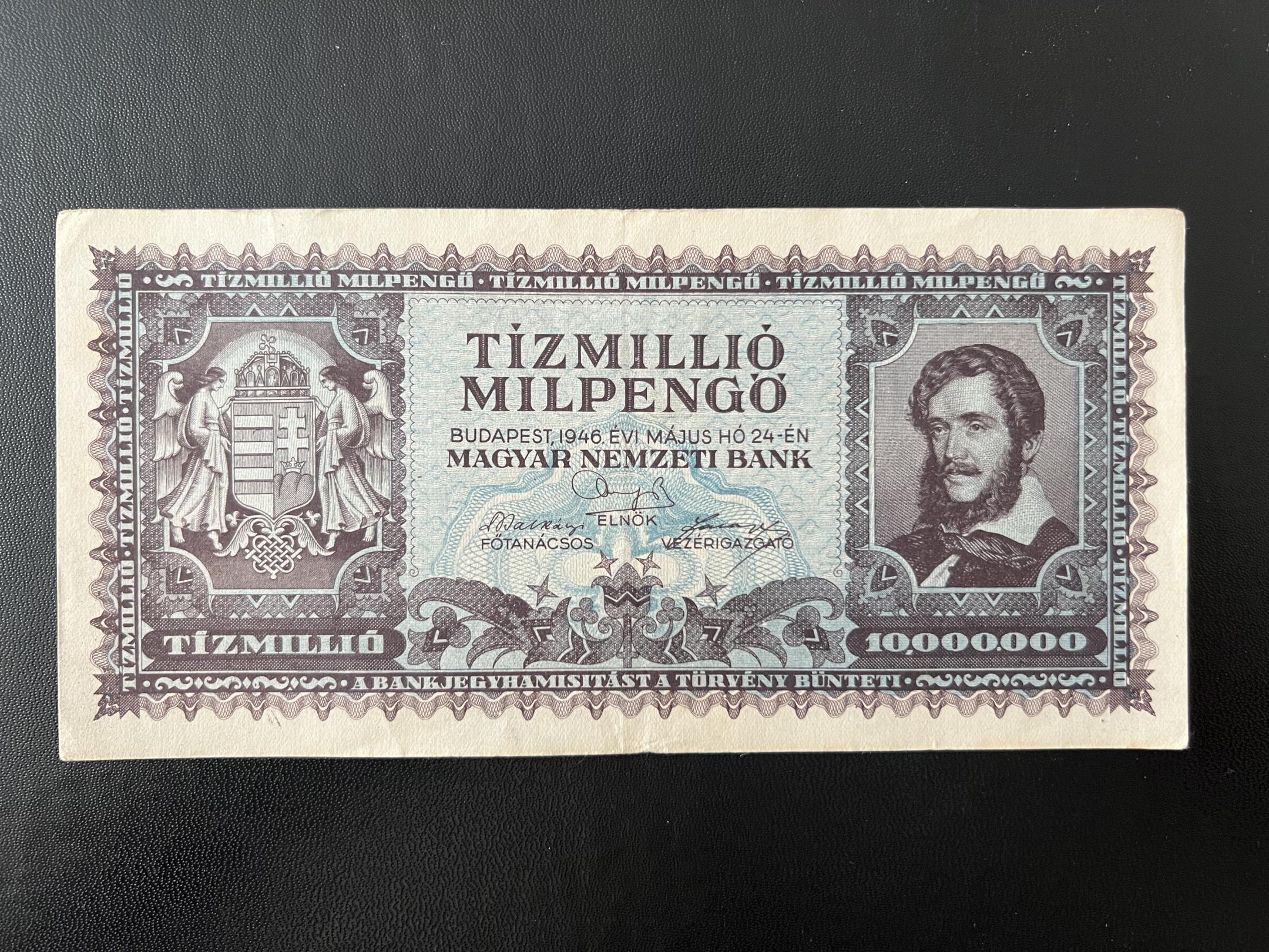 Tízmillió Milpengő (1946) Adamo P32 EF