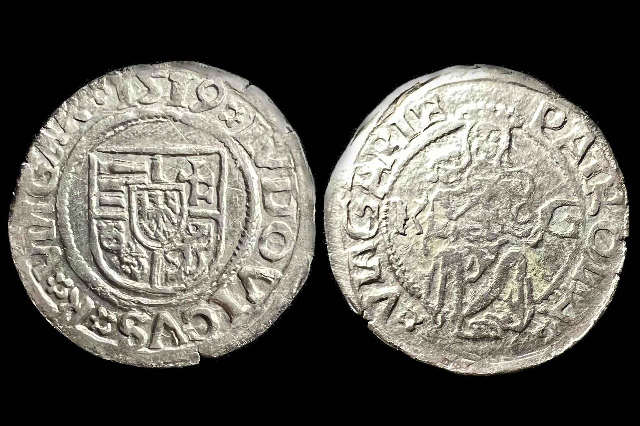 II.Lajos dénár (1519)K-G ezust Éh-673/m 