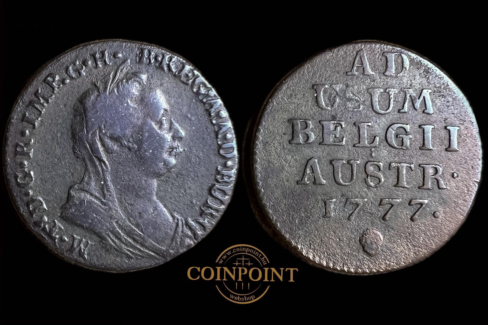 Mária Terézia 1 Liard (1777)Brüsszel KM28 