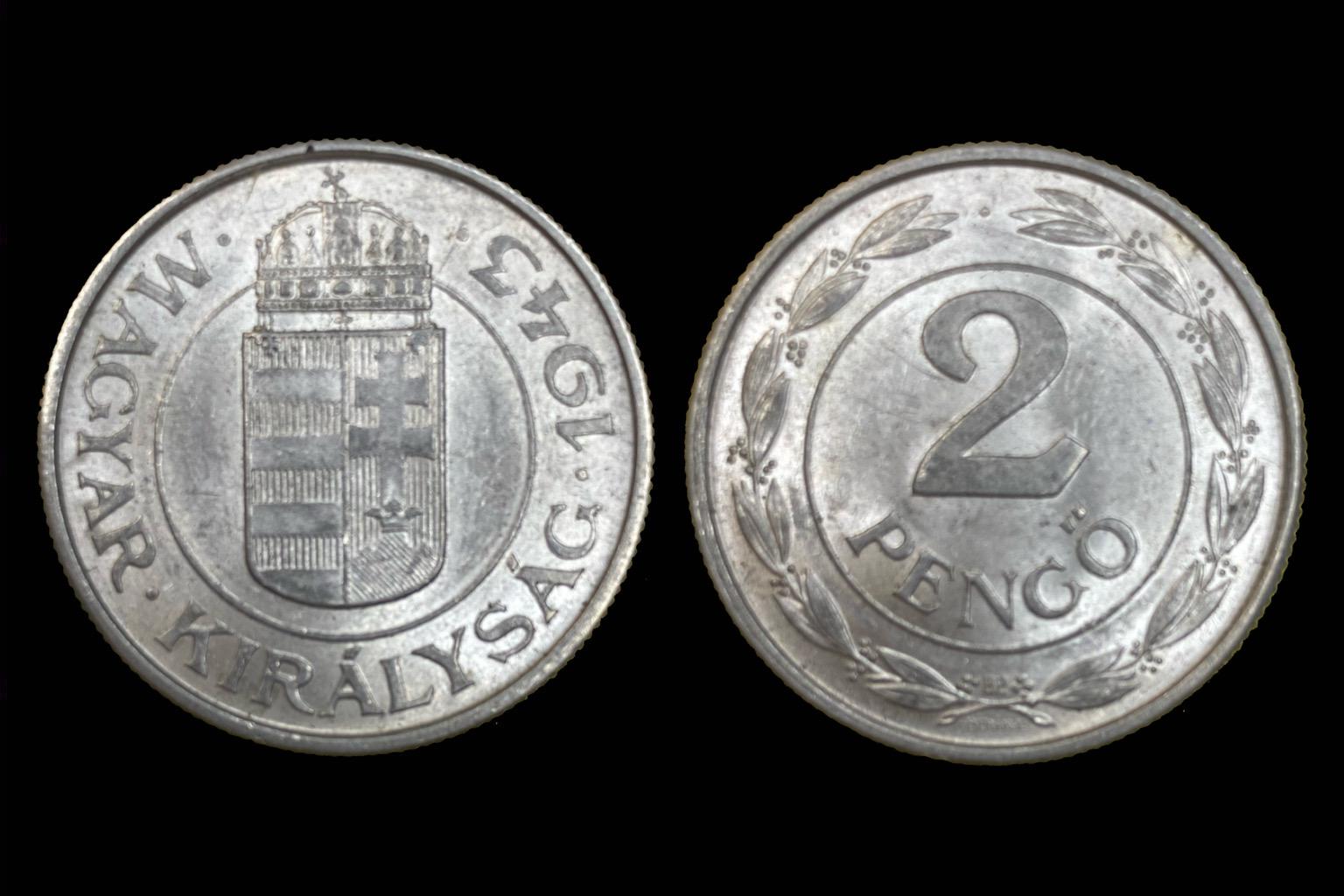 (1943) 2 pengő Adamo P7.4