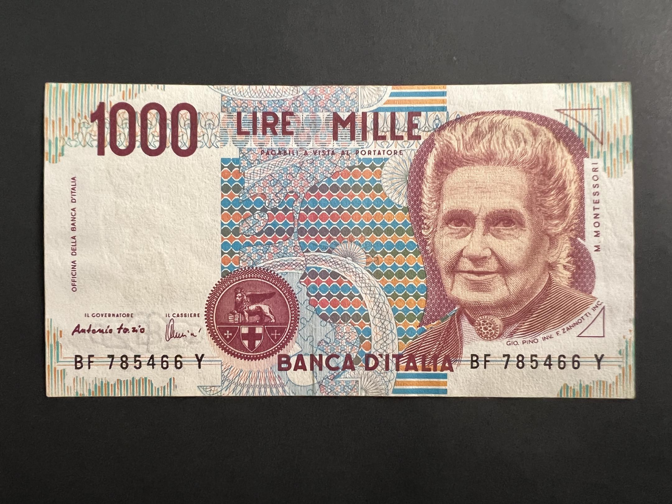 1000 Lire Olaszország 1990 EF