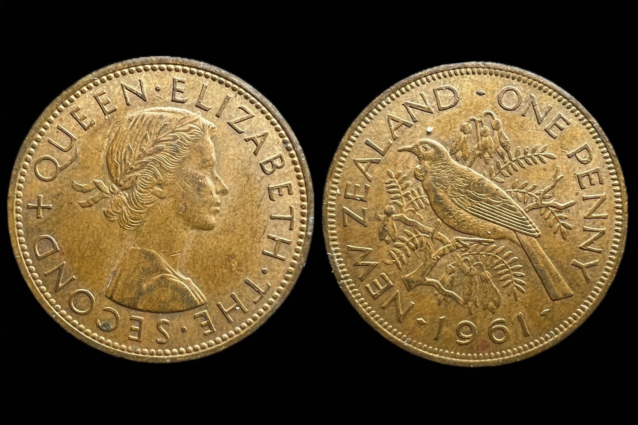 Új-Zéland 1 Penny 1961 KM 24    