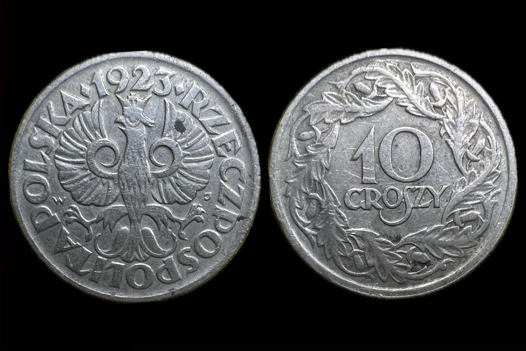 Lengyelország 10 Groszy 1923 Y11