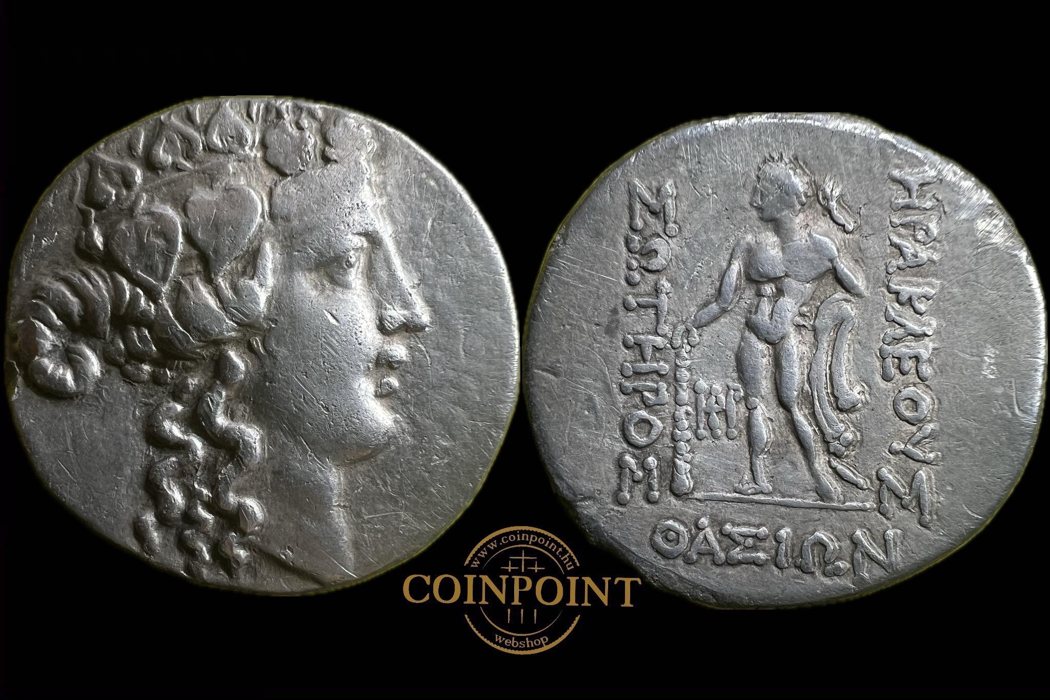 Trákia Thasos TETRADRACHMA (i.e.148-90)ΗΡΑΚΛΕΟΥΣ _ ΣΩΤΗΡΟΣ _ ΘΑΣΙΩΝ_ MH   SNG Cop 1040-1045 