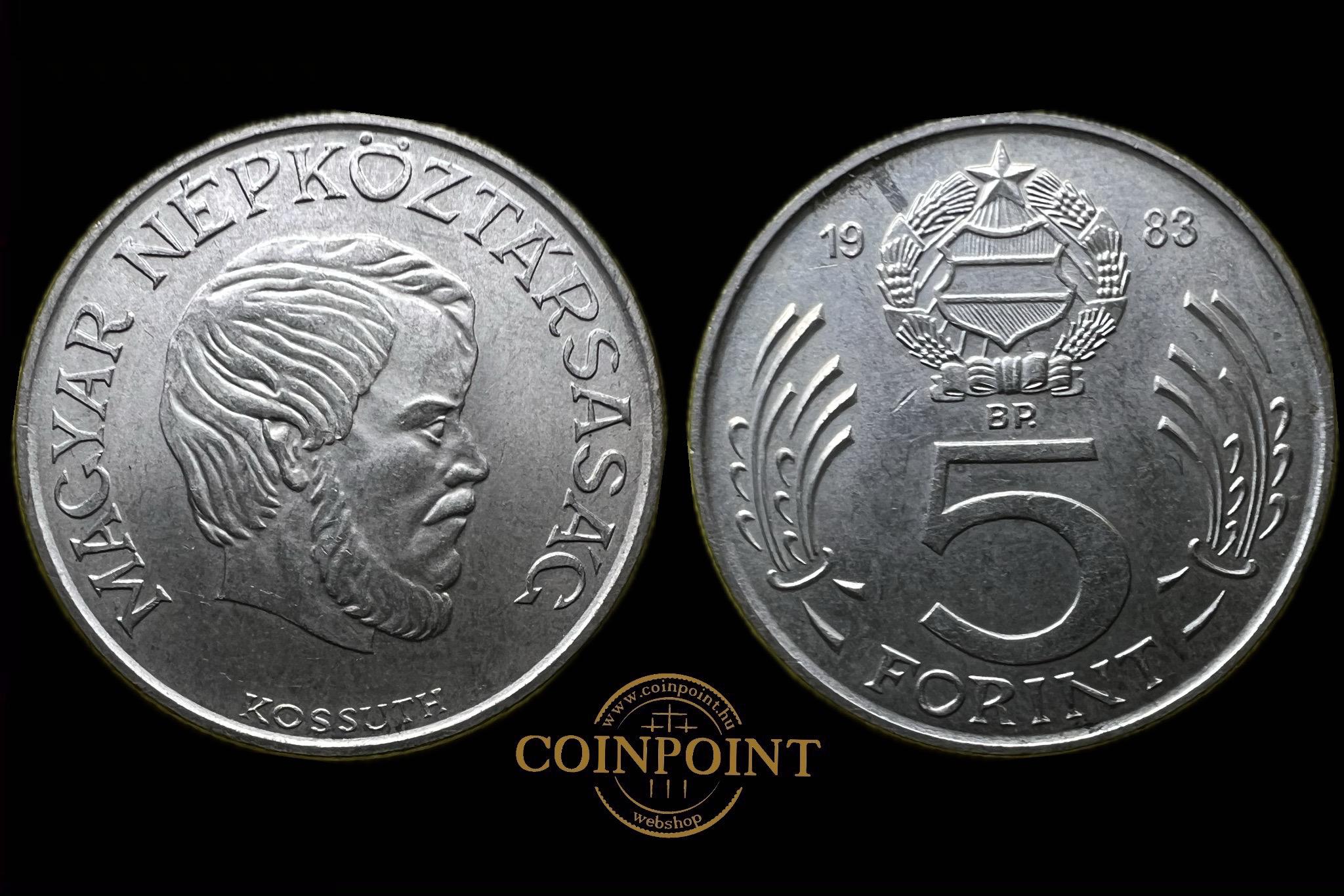 Magyar Népköztársaság 5 Forint (1983)BP Adamo F8.4 UNC