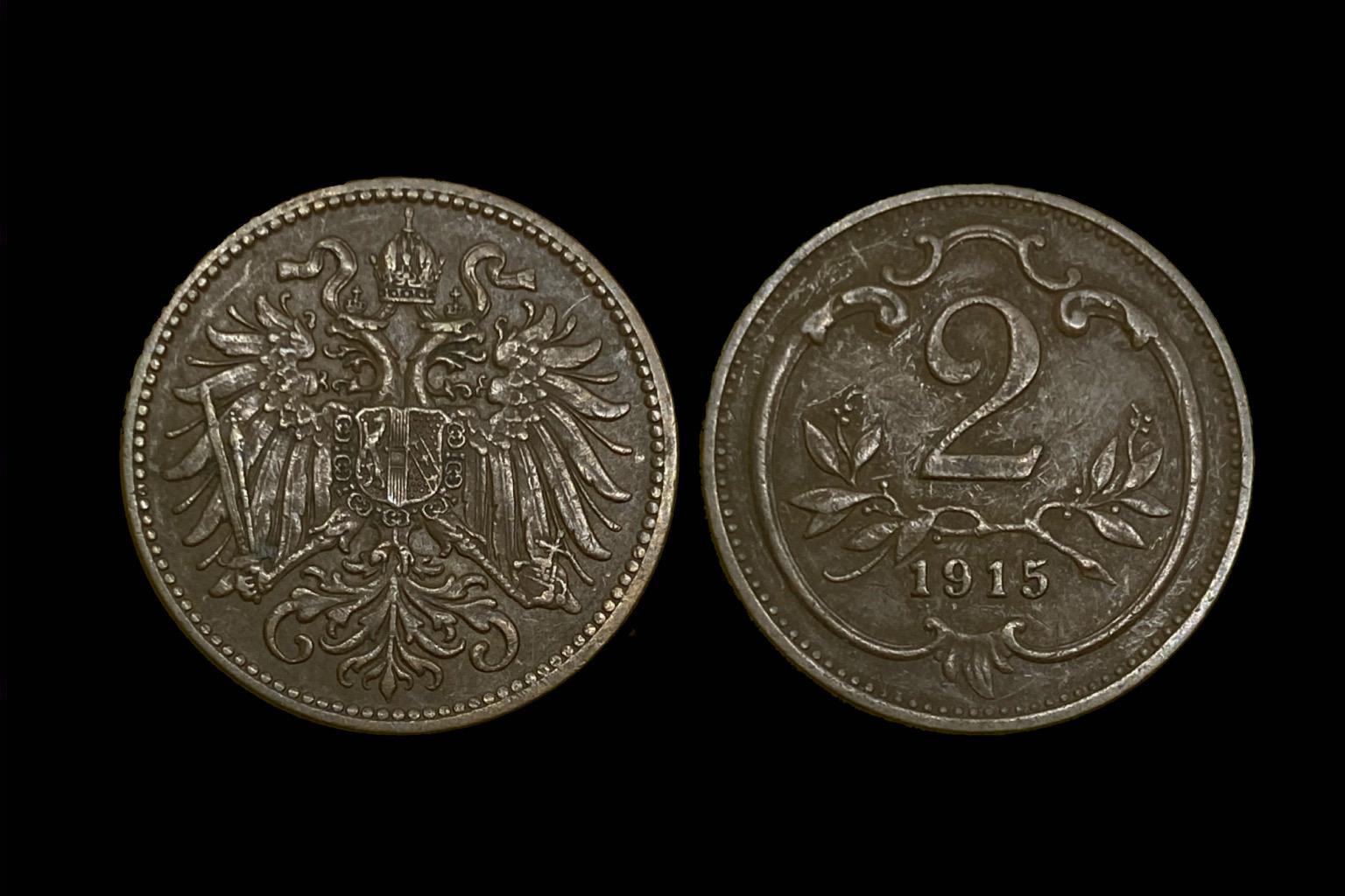 Franz Joseph (1915) 2 heller