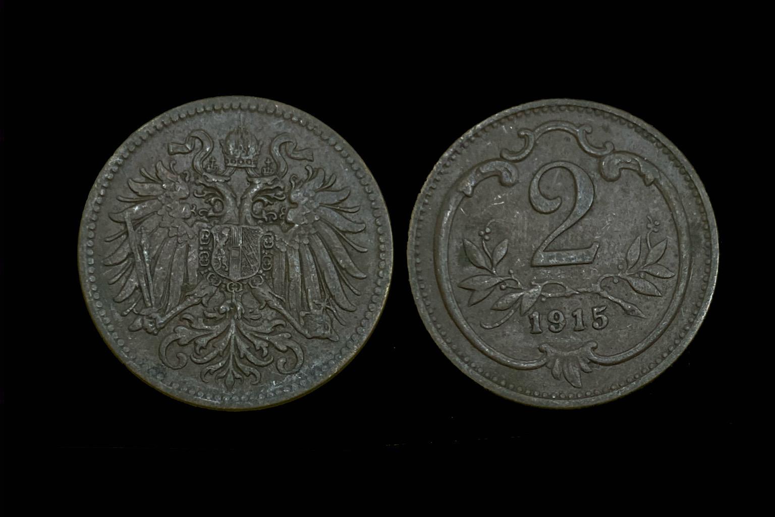 Franz Joseph (1915) 2 heller