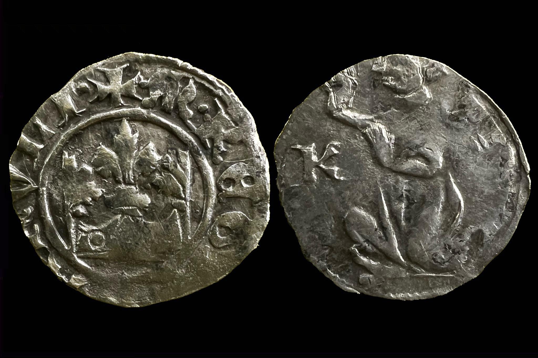 Károly Róbert dénár Éh-373 