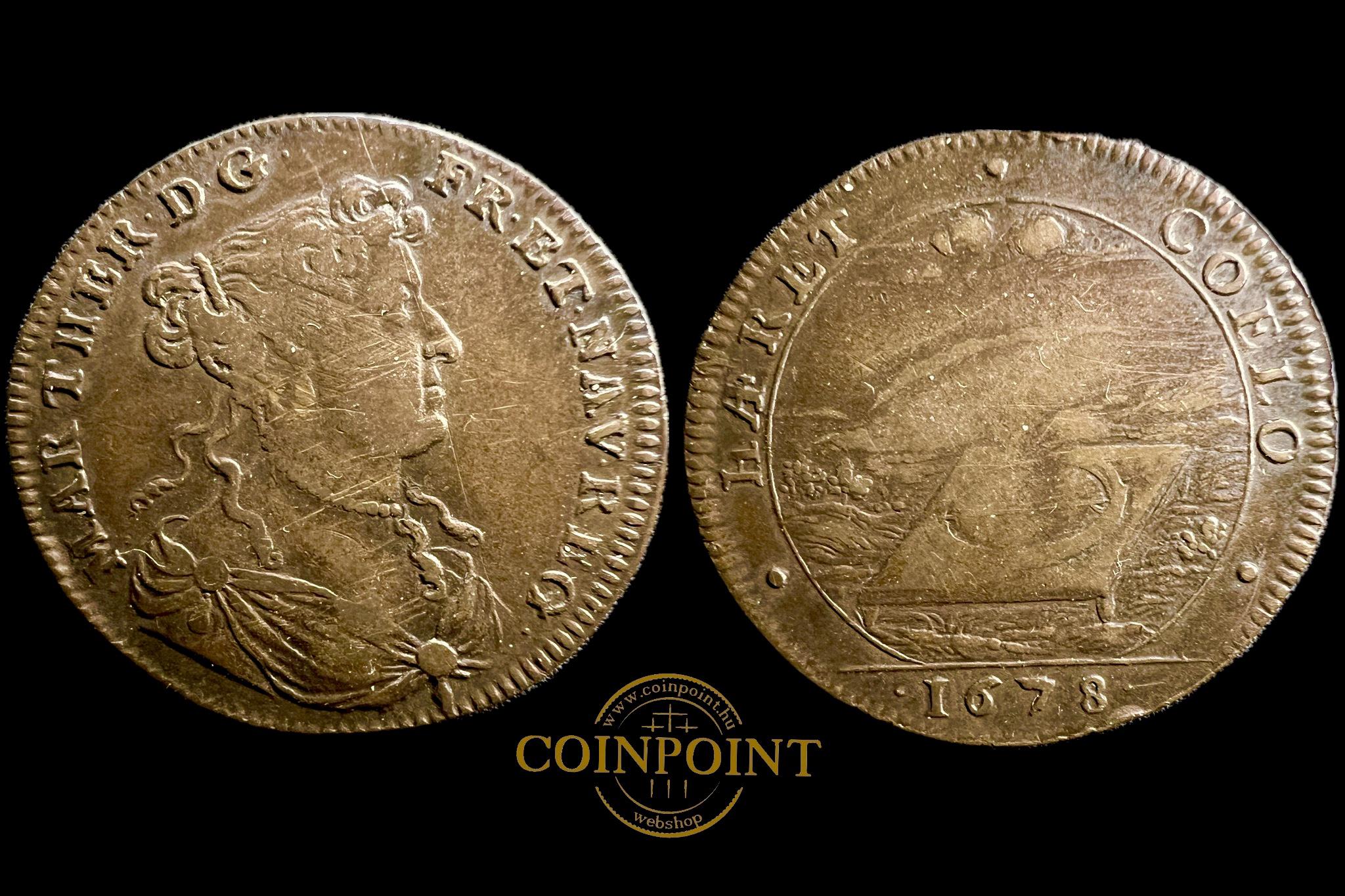 Mária Terézia Főhercegnő zseton Haeret Coelo 'Az ég örököse'(1678) Feu13154