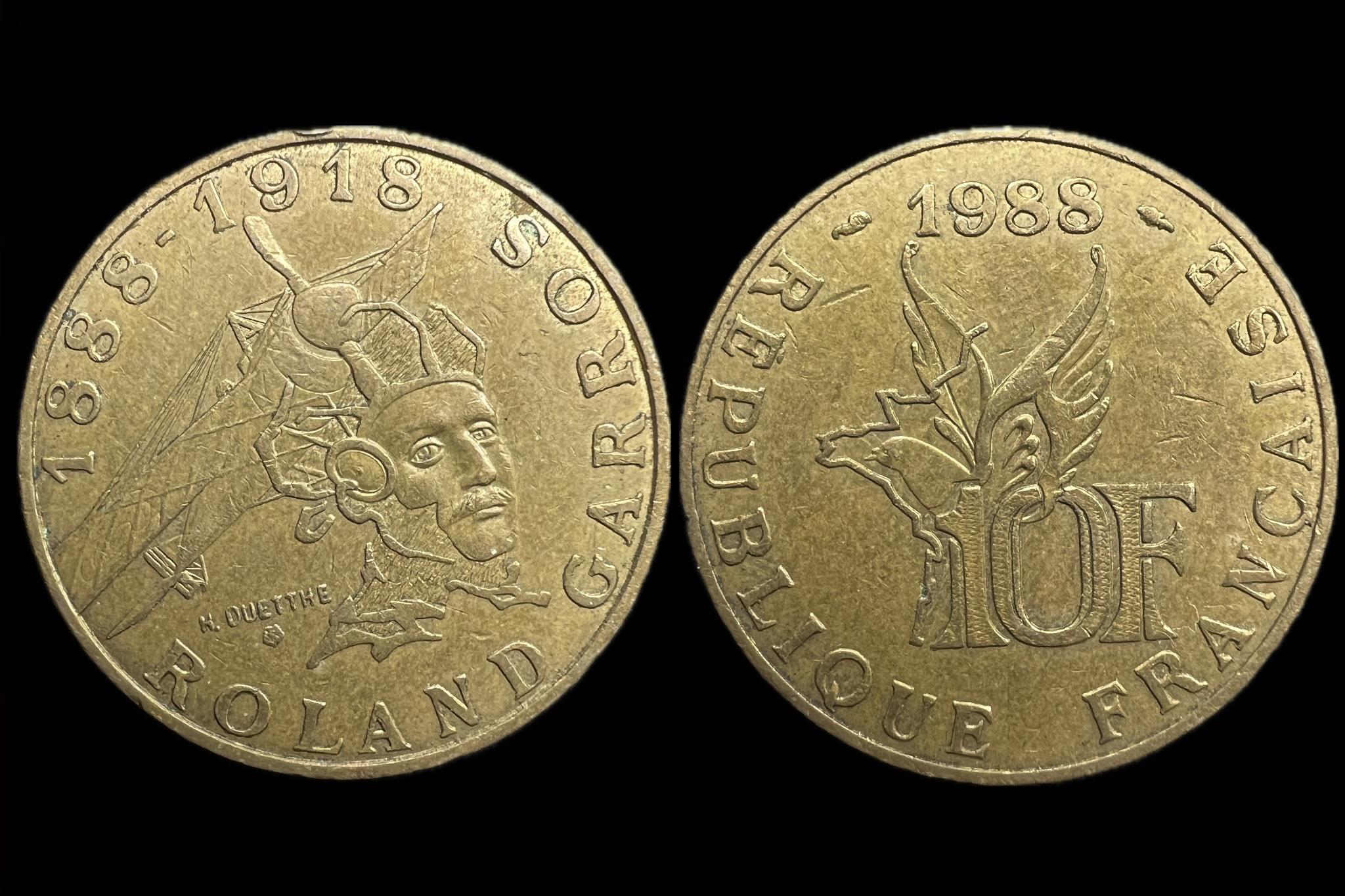 Franciaország 10 Frank 1988 KM 965  