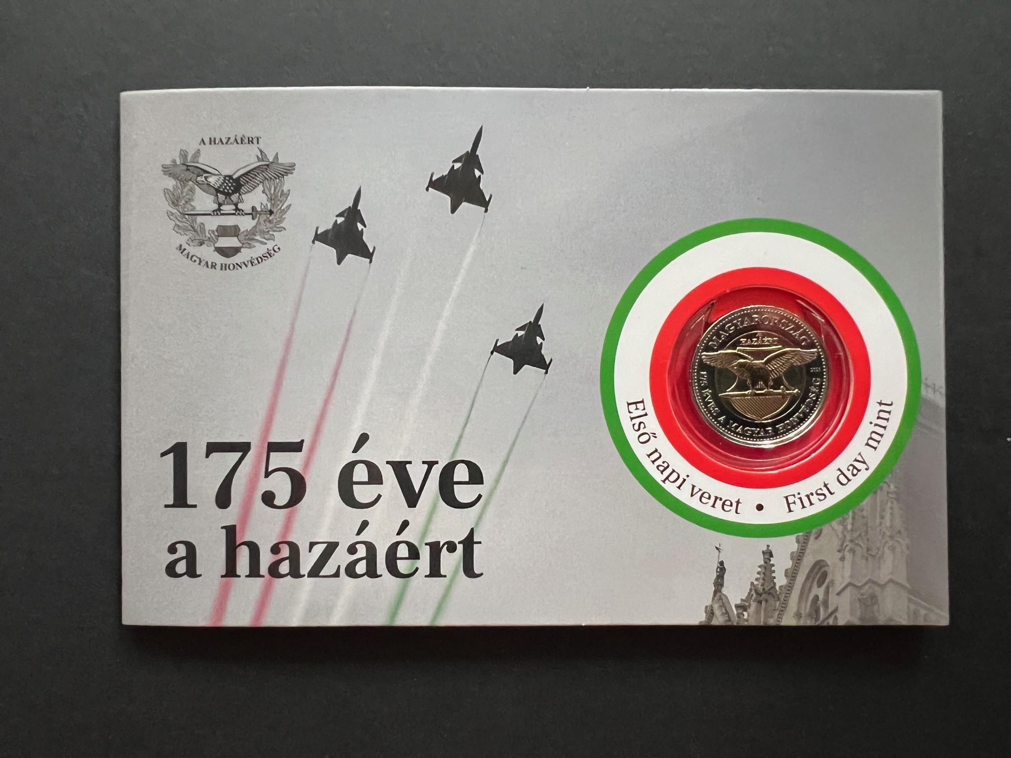 2023. évi Magyar Honvédség 100 Ft első napi veret díszcsomagolásban sorszámozott 
