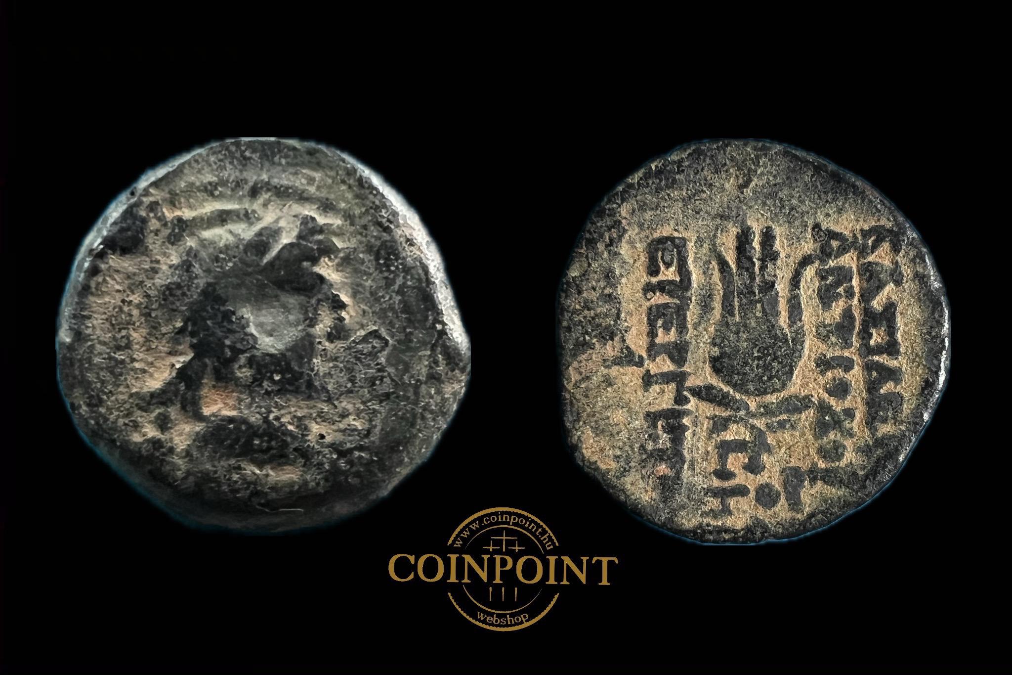 VII.Antiochos Syria Szelekuida Birodalom  Æ  (i.e.138-129)  Antiókia  SC 2066  (sivatagi patina) 