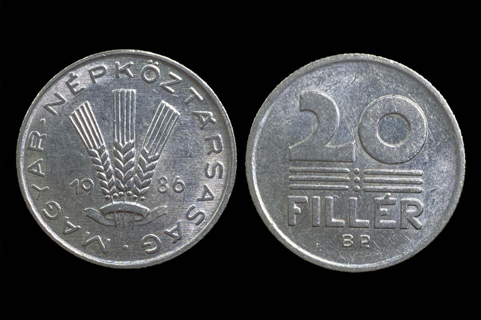 (1986) 20 fillér Adamo F4.2