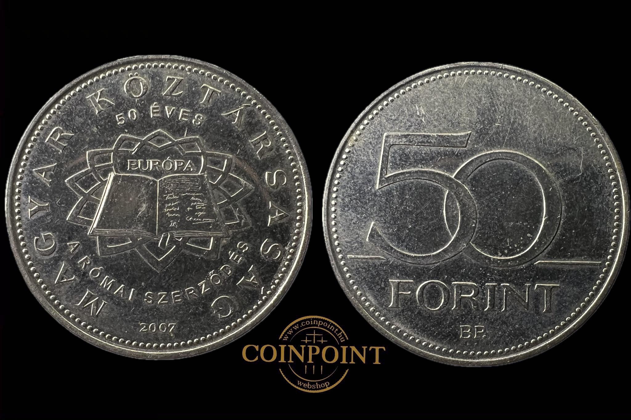 Római Szerződés Magyarország Köztársaság 50 Forint 2006 BP FOEM 8