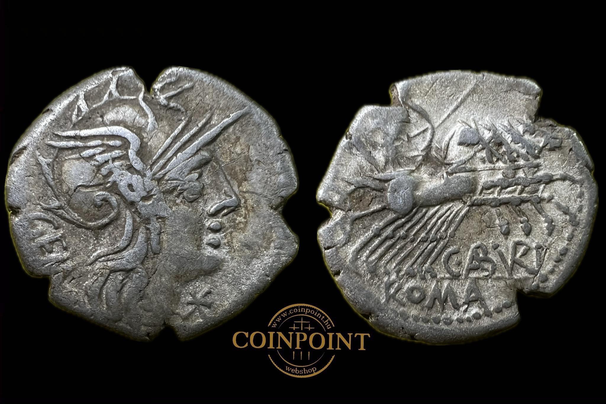 M. Aburius M.f. Geminus (i.e.132) Dénár  Róma Crawford 250_1. RBW 1027 