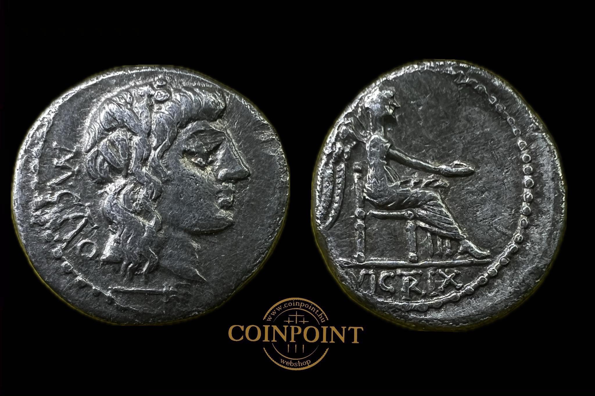 M Porcius Cato (i.e.89) Quinar Róma Crawford 343_2b; Sydenham 597c 