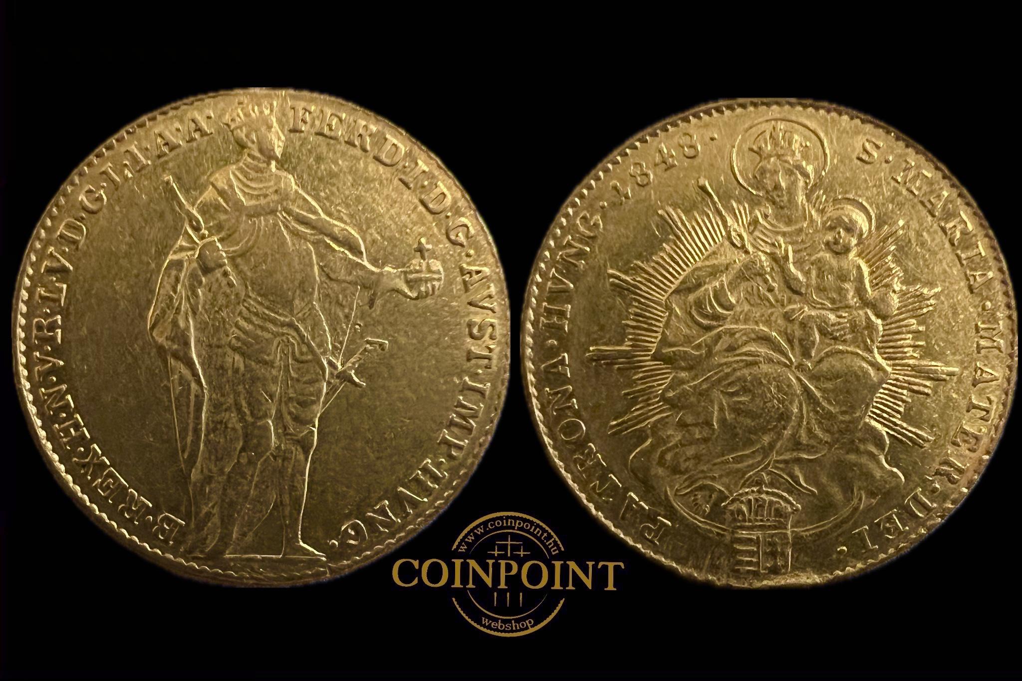 Szabadságharc 1 Dukát (1848)K-B Adamo B6 (latin)