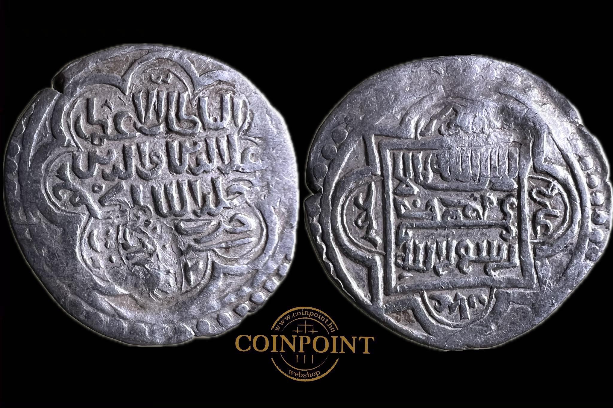  'Alā al-Dīn 'Alï (Ali Beg) Akcse Felülbélyegzett(Alah szeme) (AH 767-782)(i.sz.1366-1380)Anatolia