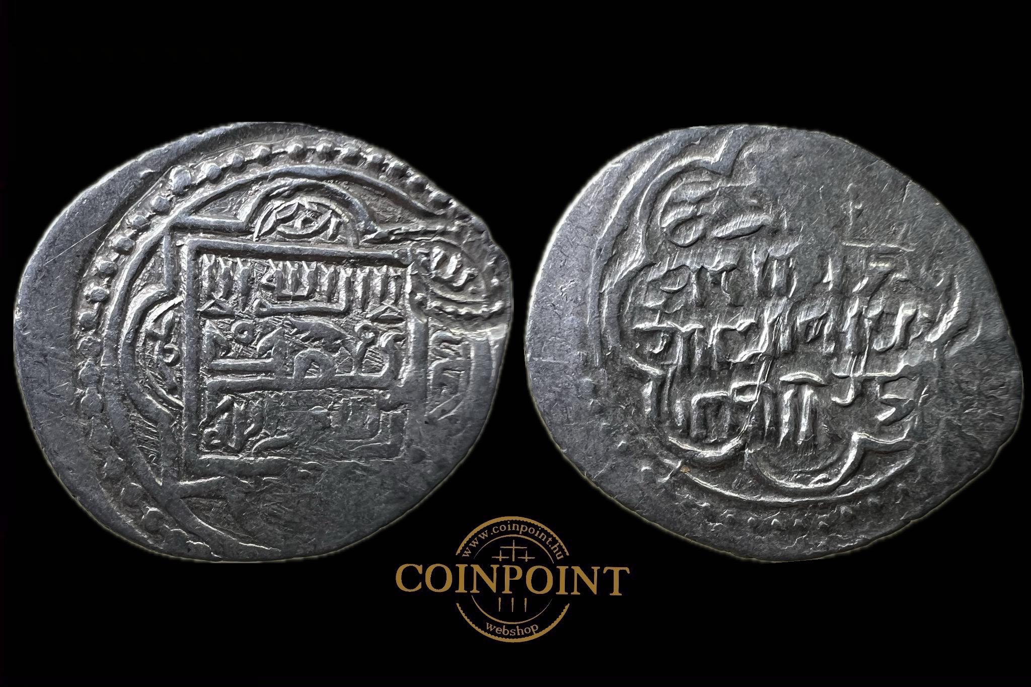 'Alā al-Dīn 'Alï (Ali Beg) Akcse Felülbélyegzett(Alah szeme) (AH 767-782)(i.sz.1366-1380)Anatolia 