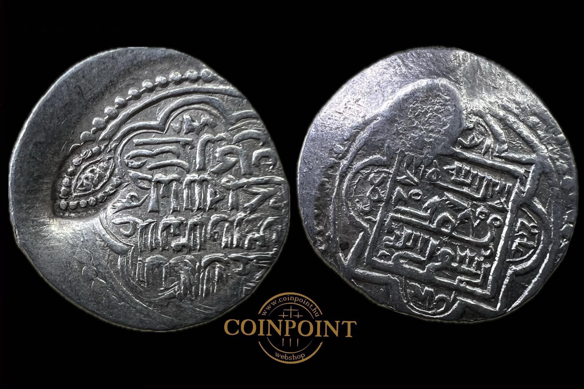 'Alā al-Dīn 'Alï (Ali Beg) Akcse Felülbélyegzett(Alah szeme)  (AH 767-782)(i.sz.1366-1380)Anatolia 