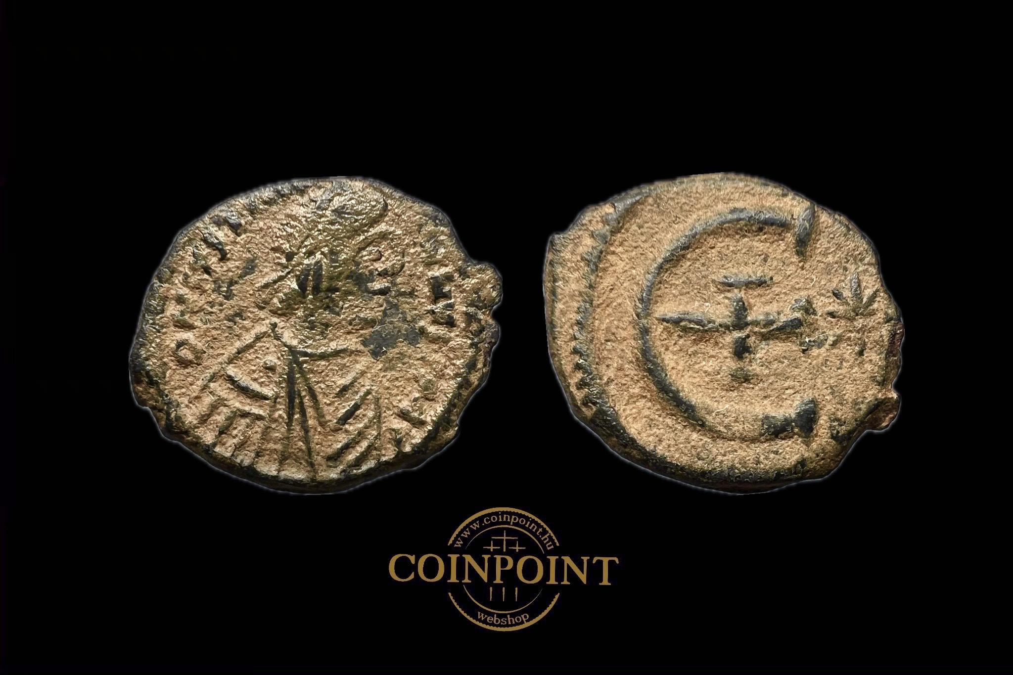 I.Justinian Pentanummium (i.sz.527-565) Antiókia Sear 244 Bizánc (sivatagi patina) 