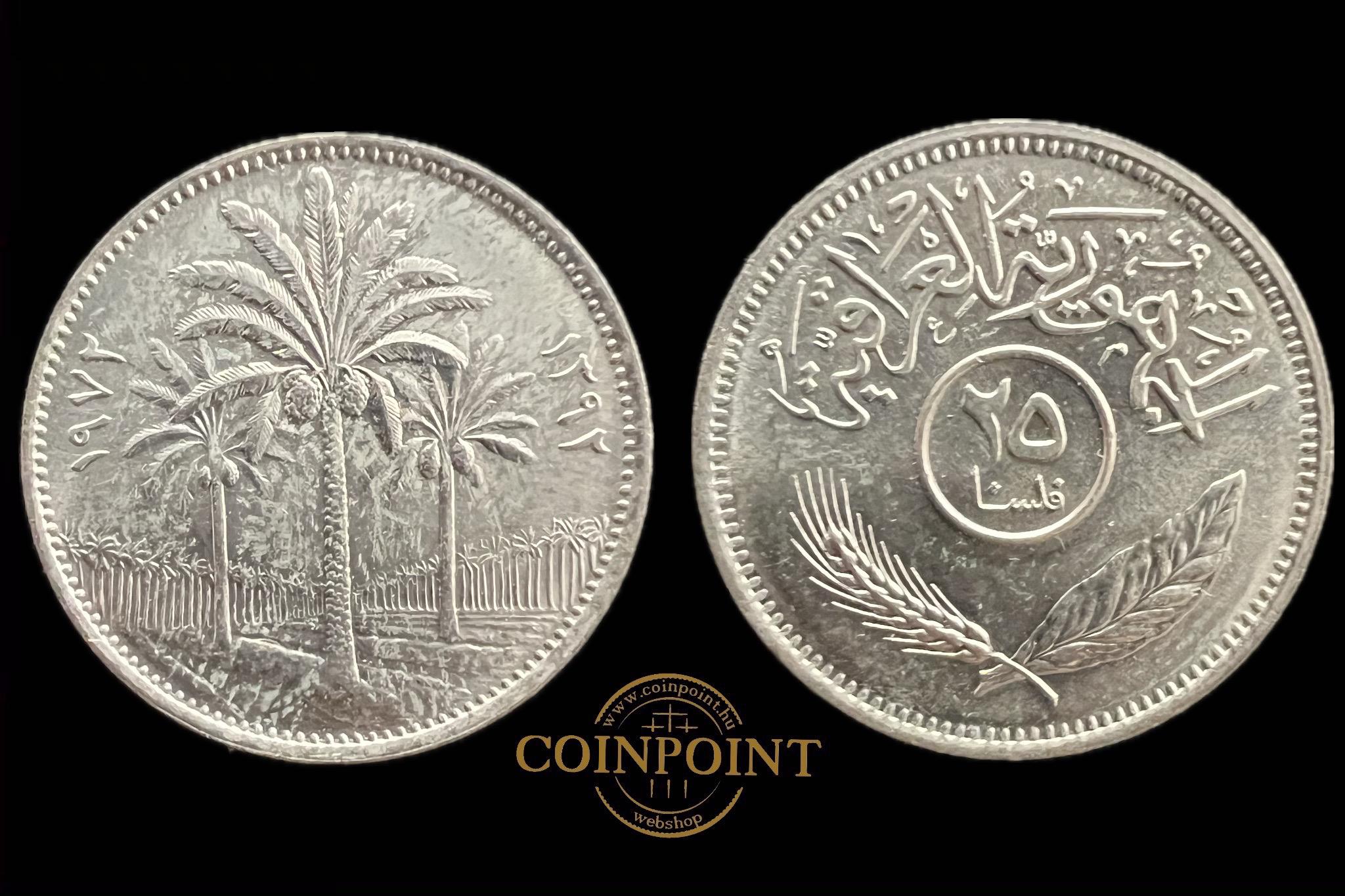 Irak 25 Fils 1972 KM127 