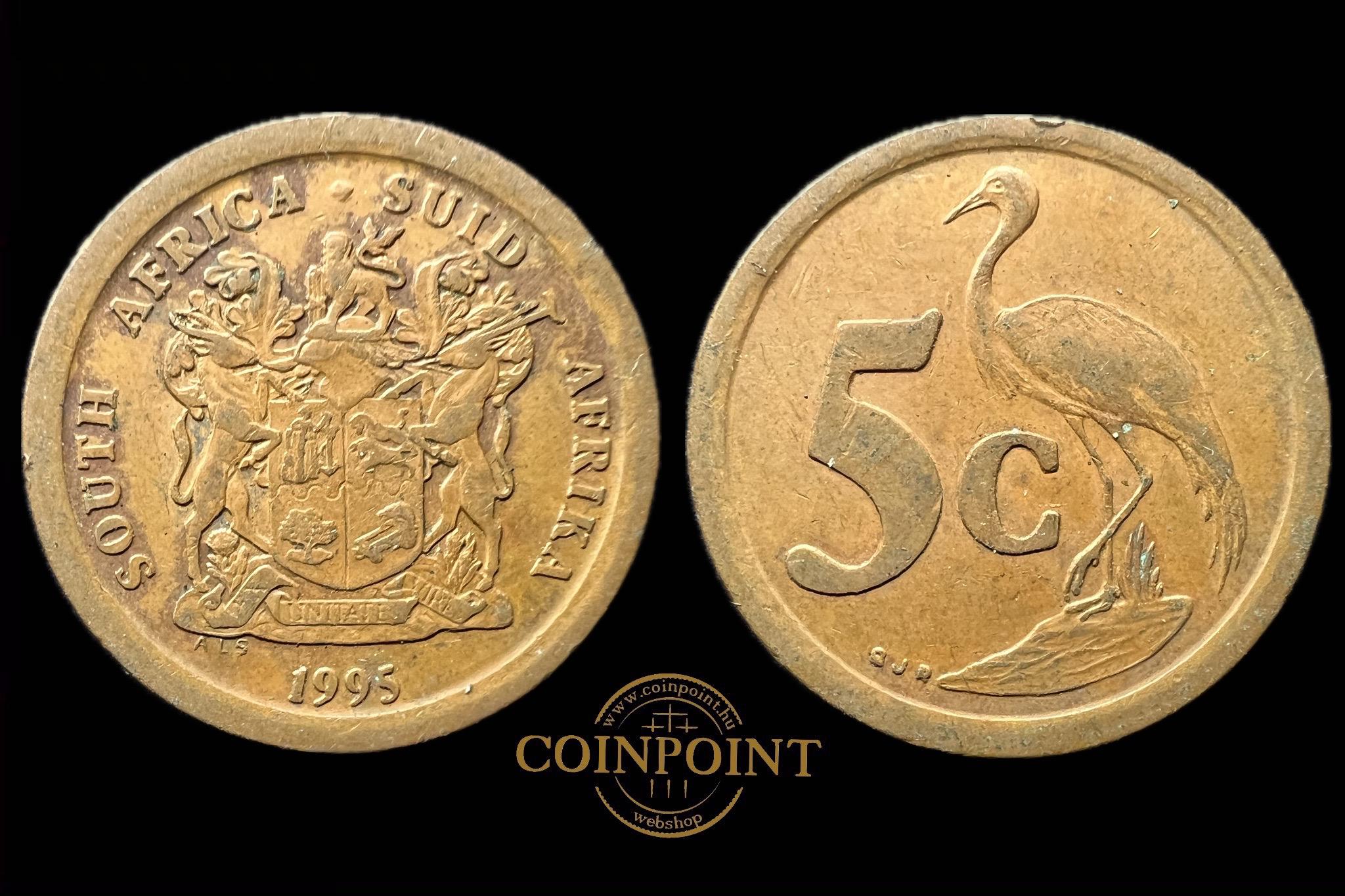 Dél-afrikai Köztársaság 5 Cents 1995 KM134 