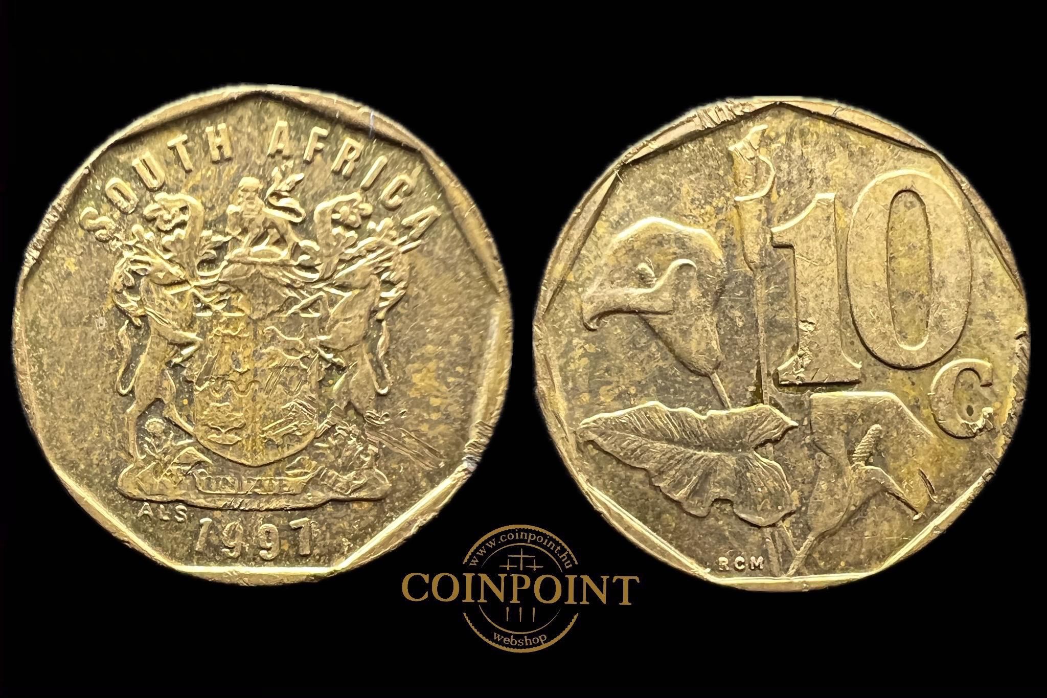 Dél-afrikai Köztársaság 10 Cents 1997 KM161 