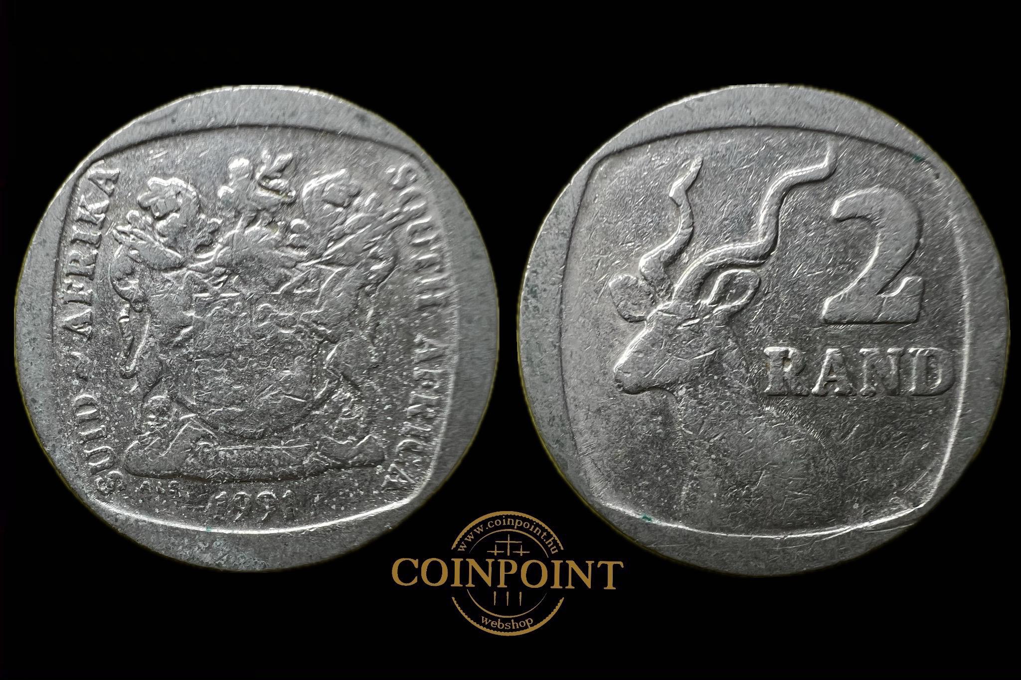 Dél-afrikai Köztársaság 2 Rand 1991 KM139 