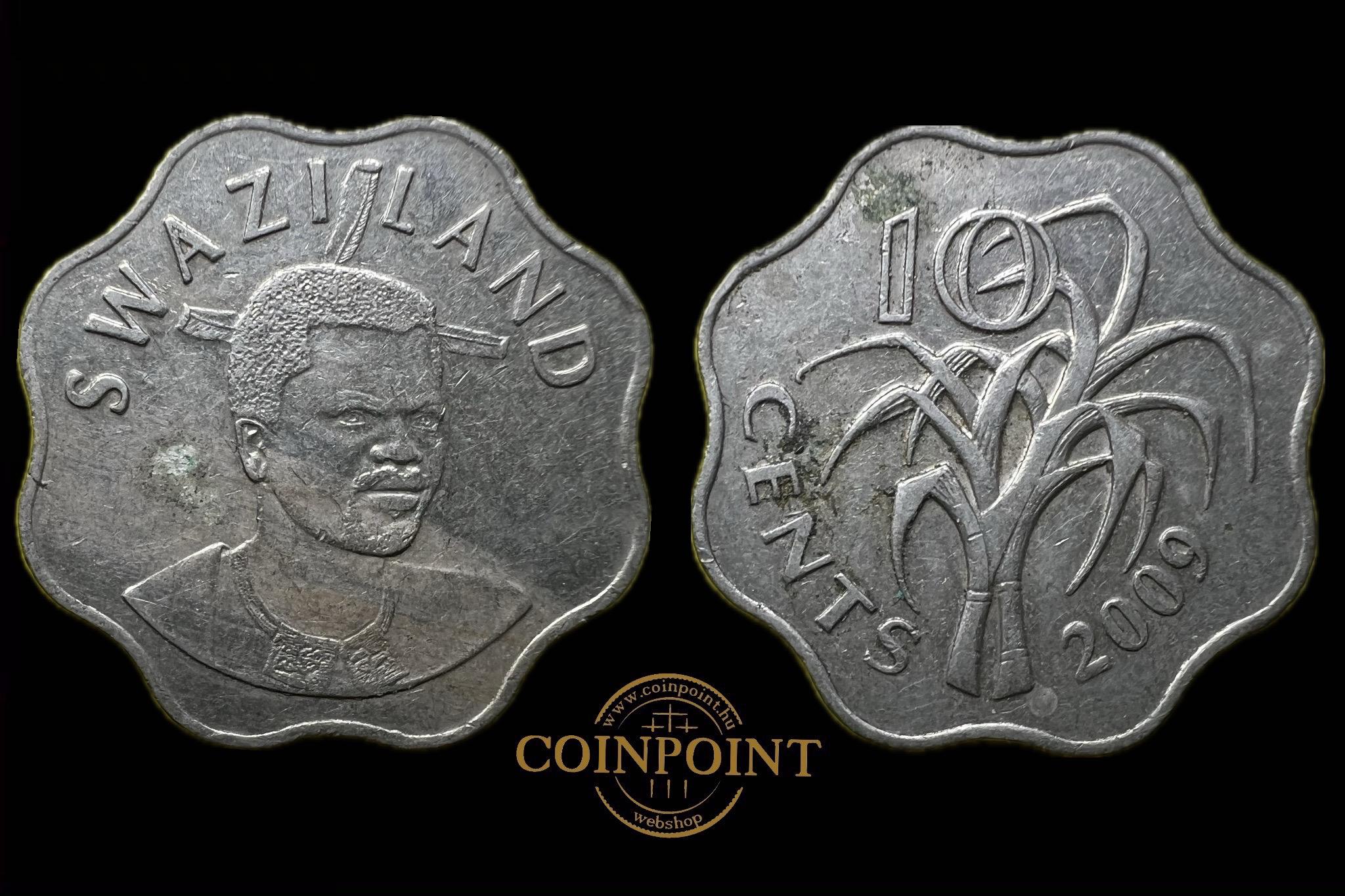 Szváziföld 10 Cents 2009 KM69 