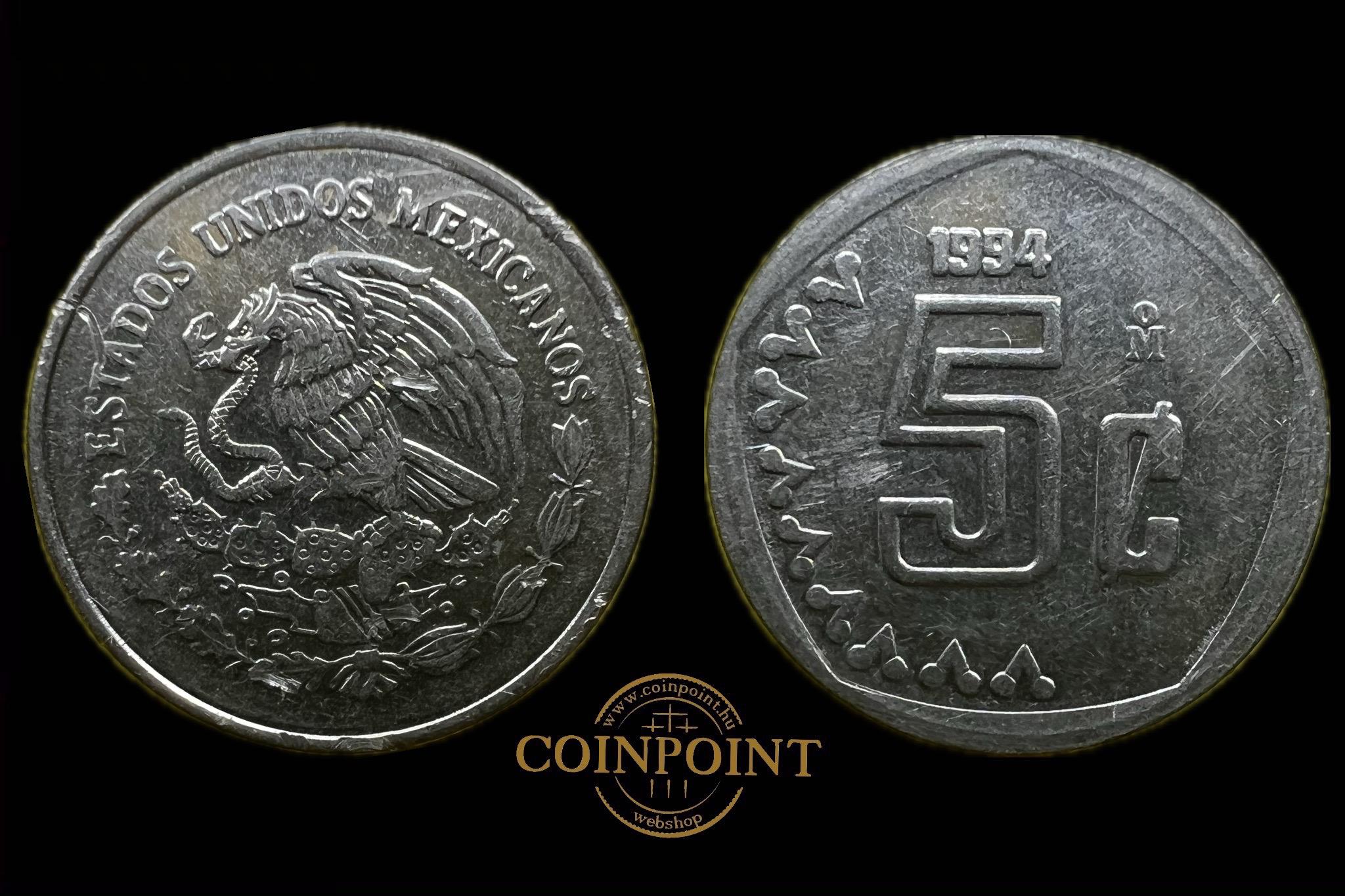 Mexikó 5 Centavos 1994 KM546