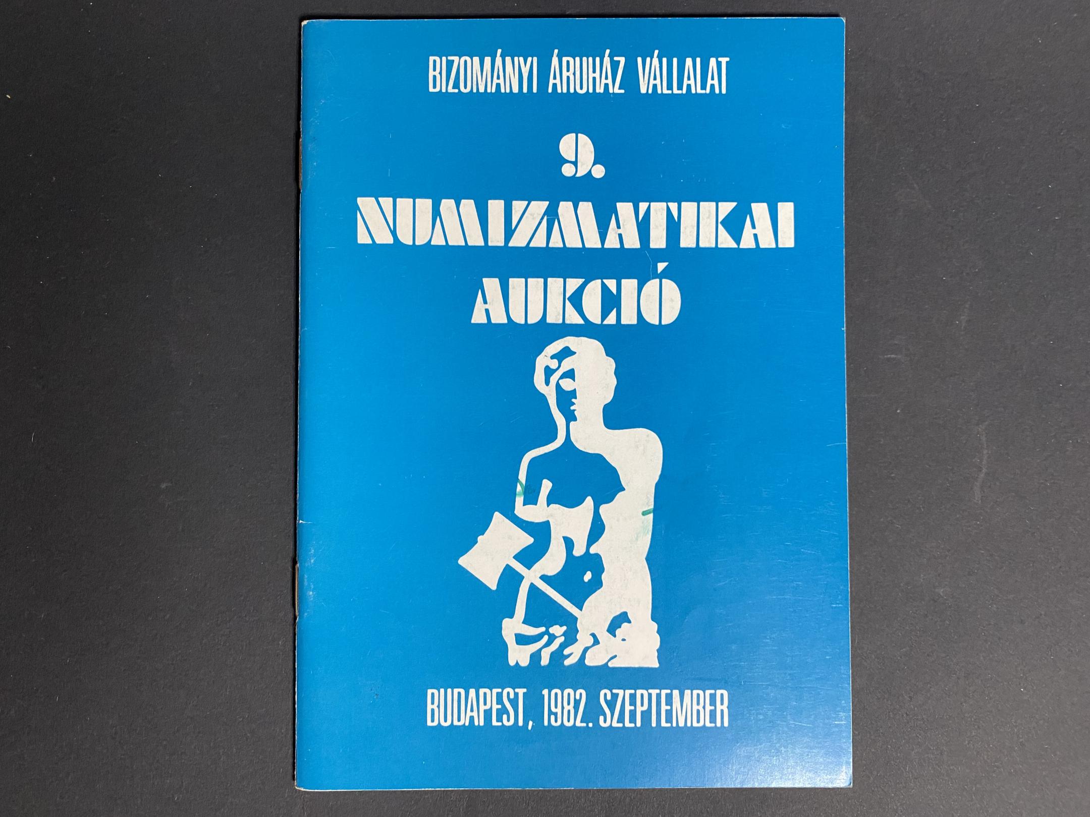 9. Numizmatikai Aukció 1982.